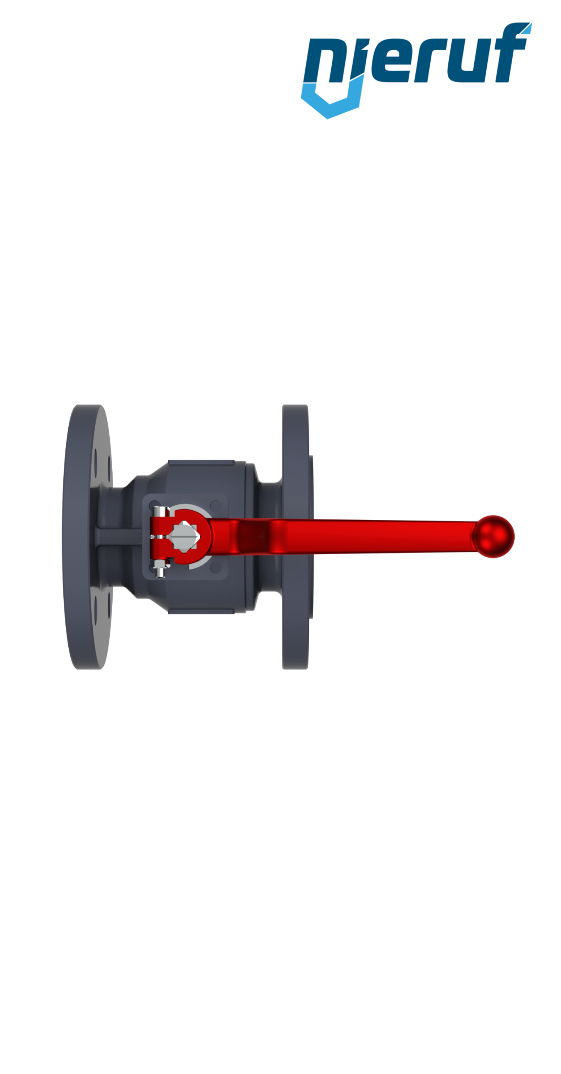 robinet à boisseau sphérique à brides DN65 FK02 fonte à graphite sphéroïdal GJS 400-18 sphère entièrement  en acier inoxydable 1.4408