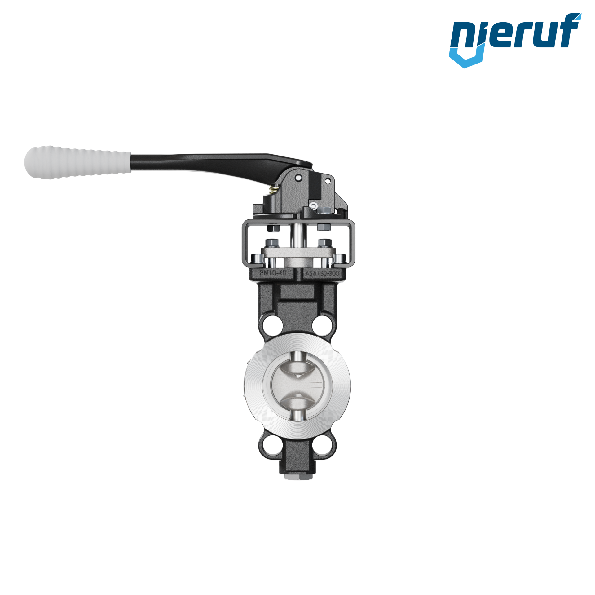vanne papillon double excentration AK11 DN 50 PN10-40 ANSI150-300 levier manuel