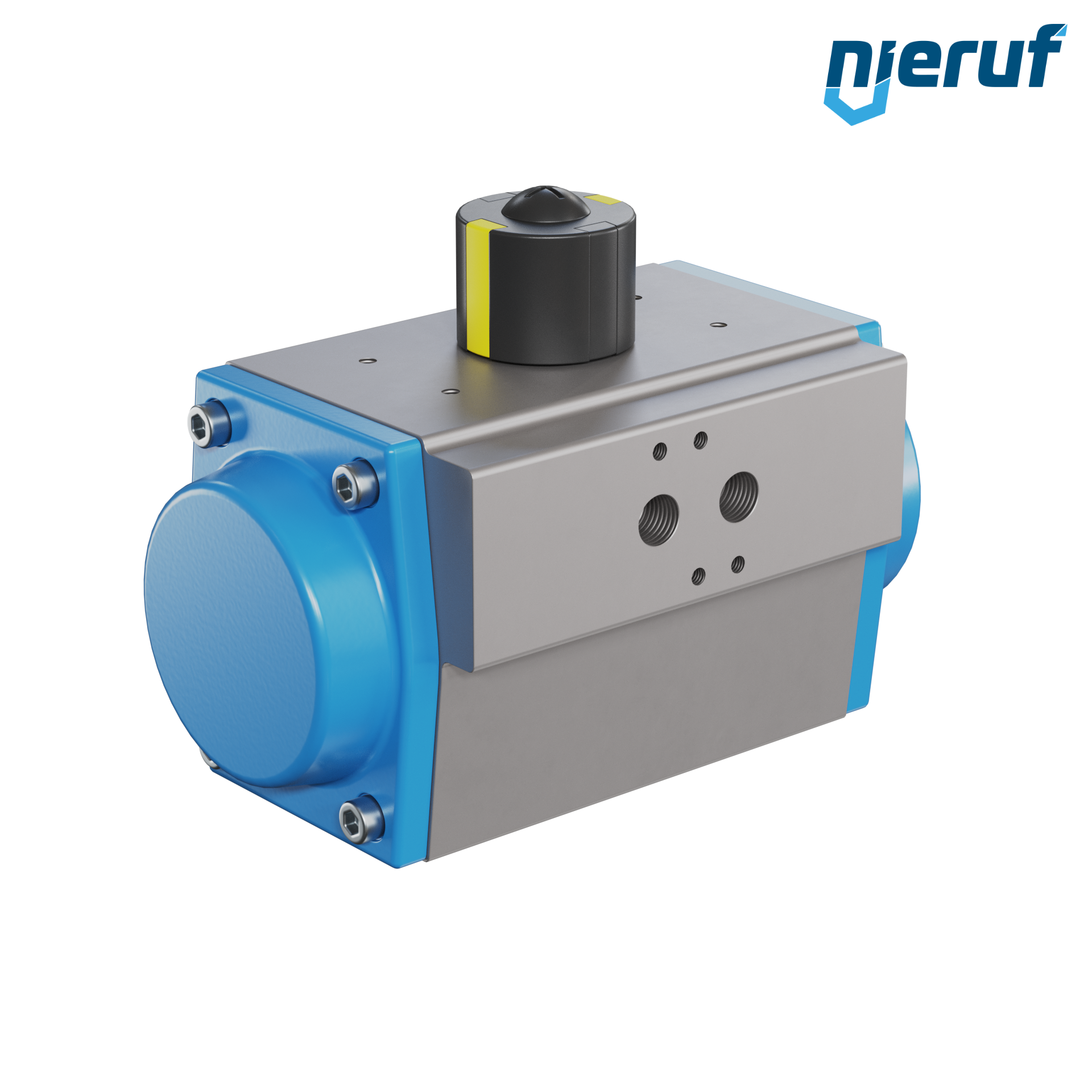 actionneur pneumatique AN02 simple effet, ouverture par ressort GS-075 90° avec 11 ressorts