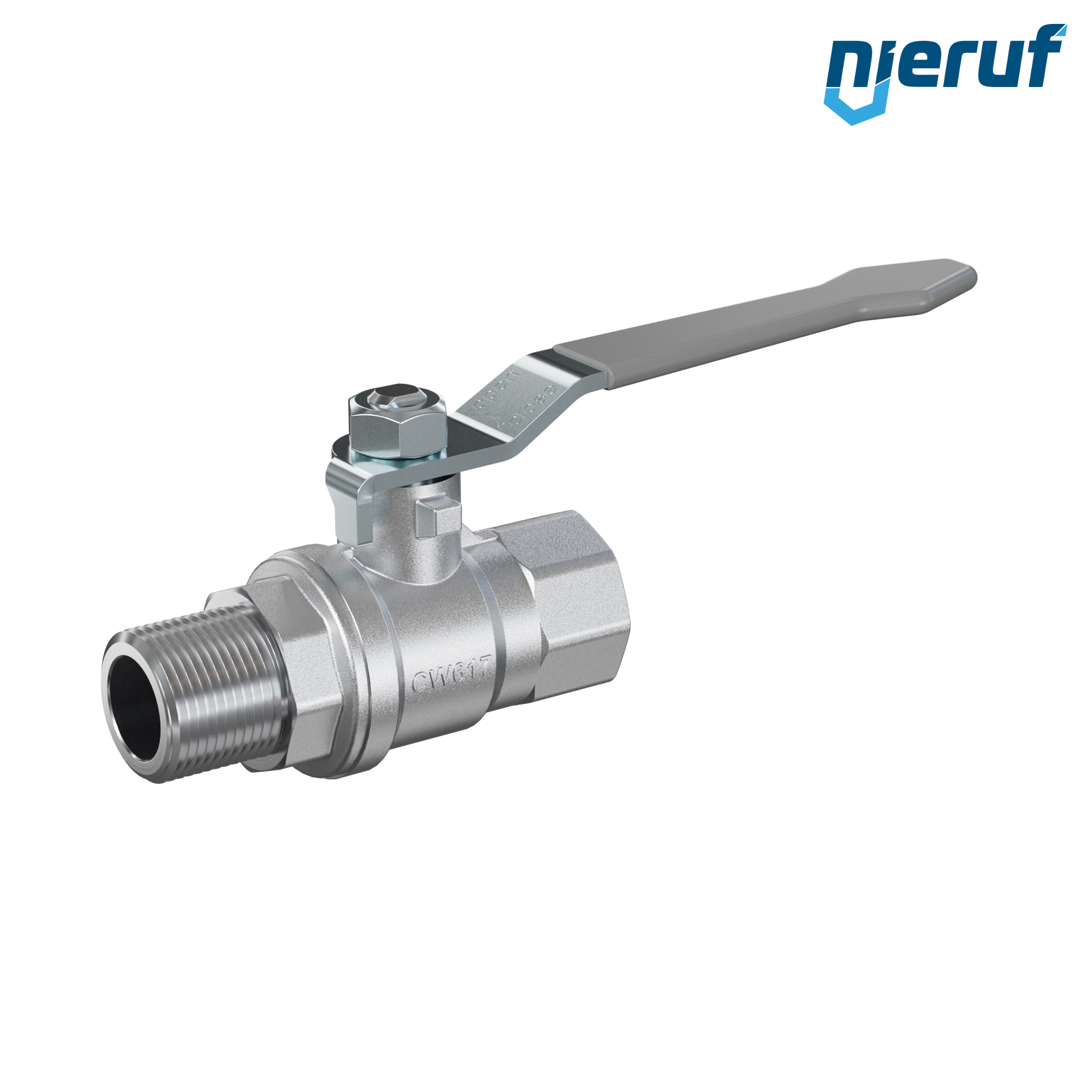robinet à boisseau sphérique en laiton DN15 - 1/2" pouce GK02 femelle/mâle