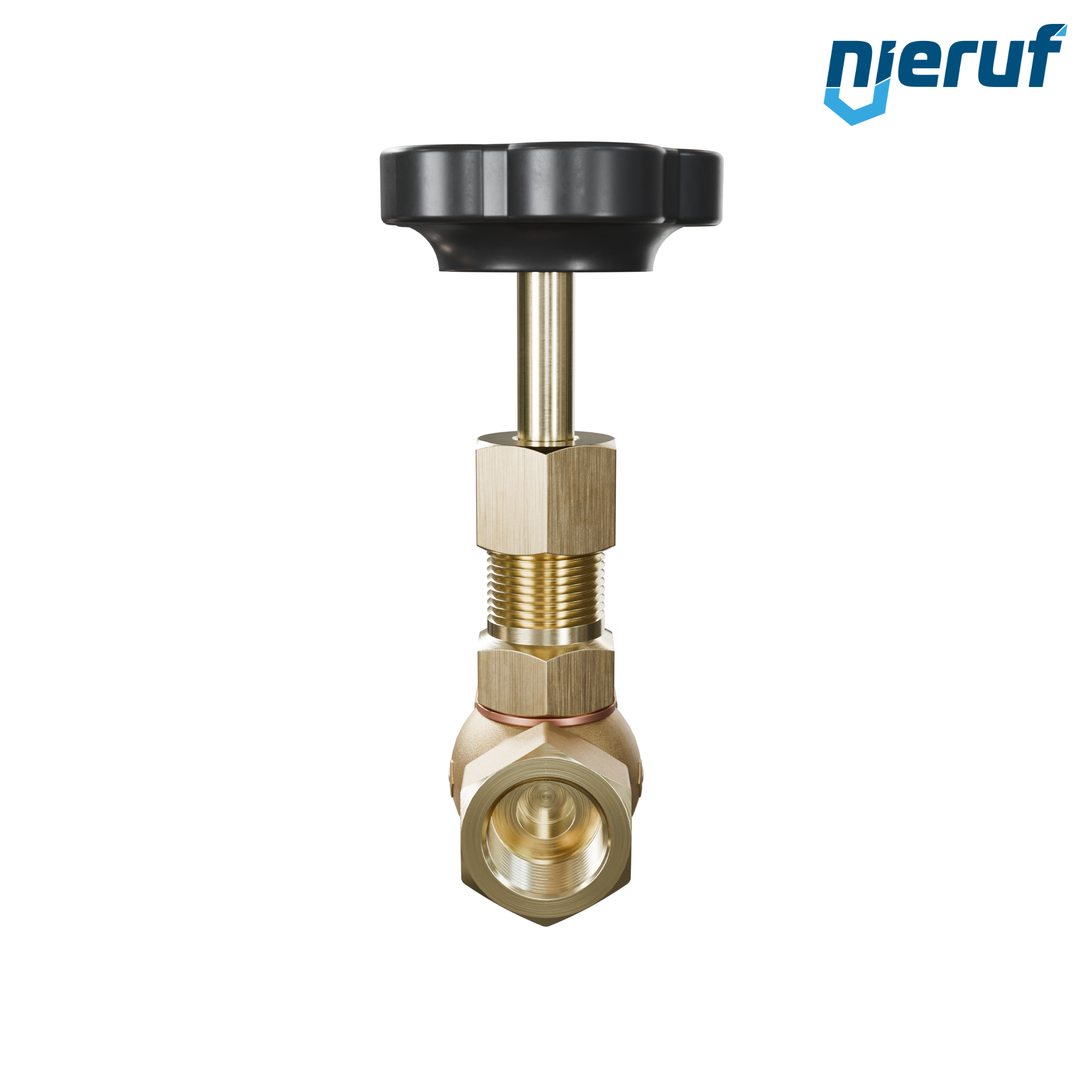 vanne à pointeau  3/8" pouce NV02 laiton