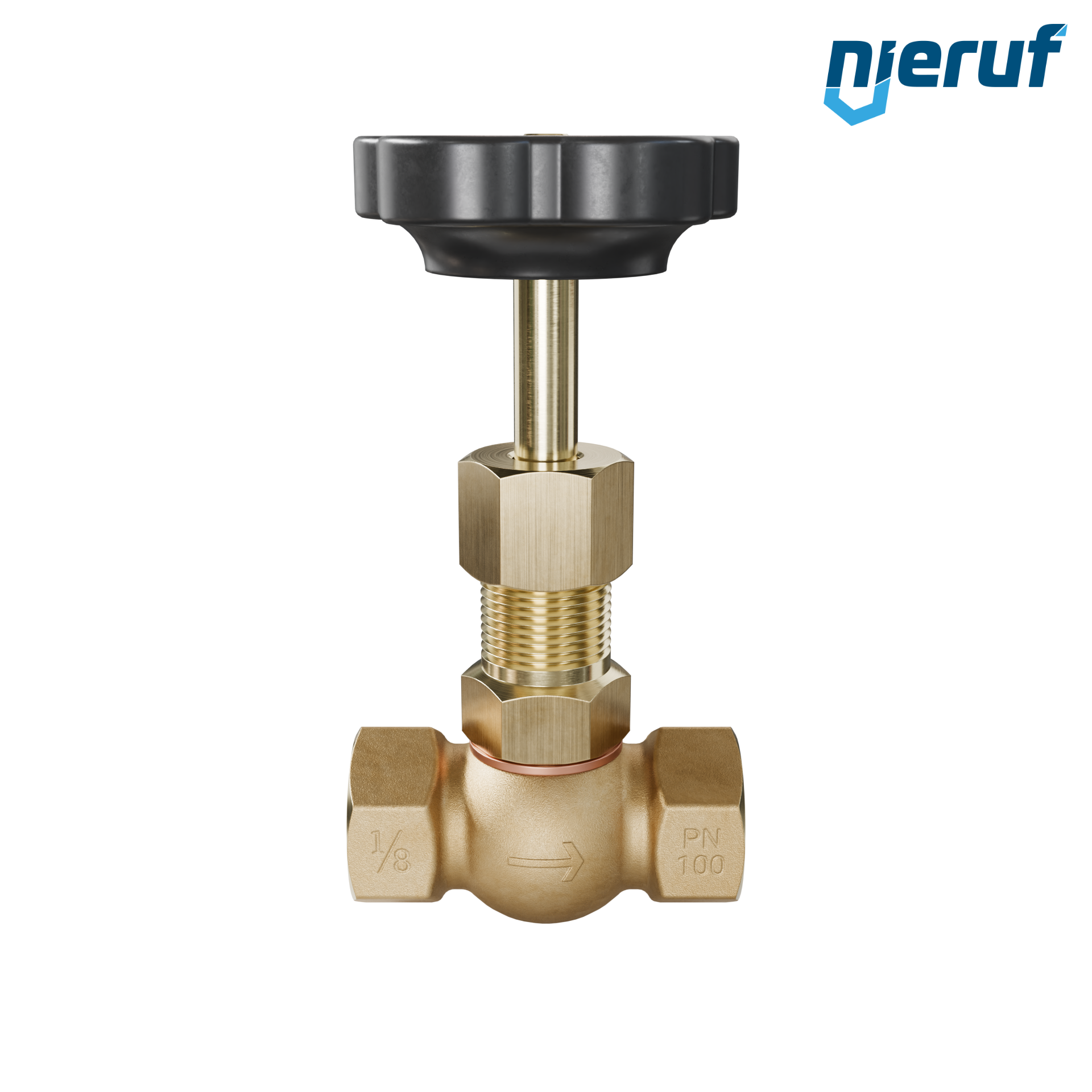vanne à pointeau  1/8" pouce NV02 laiton