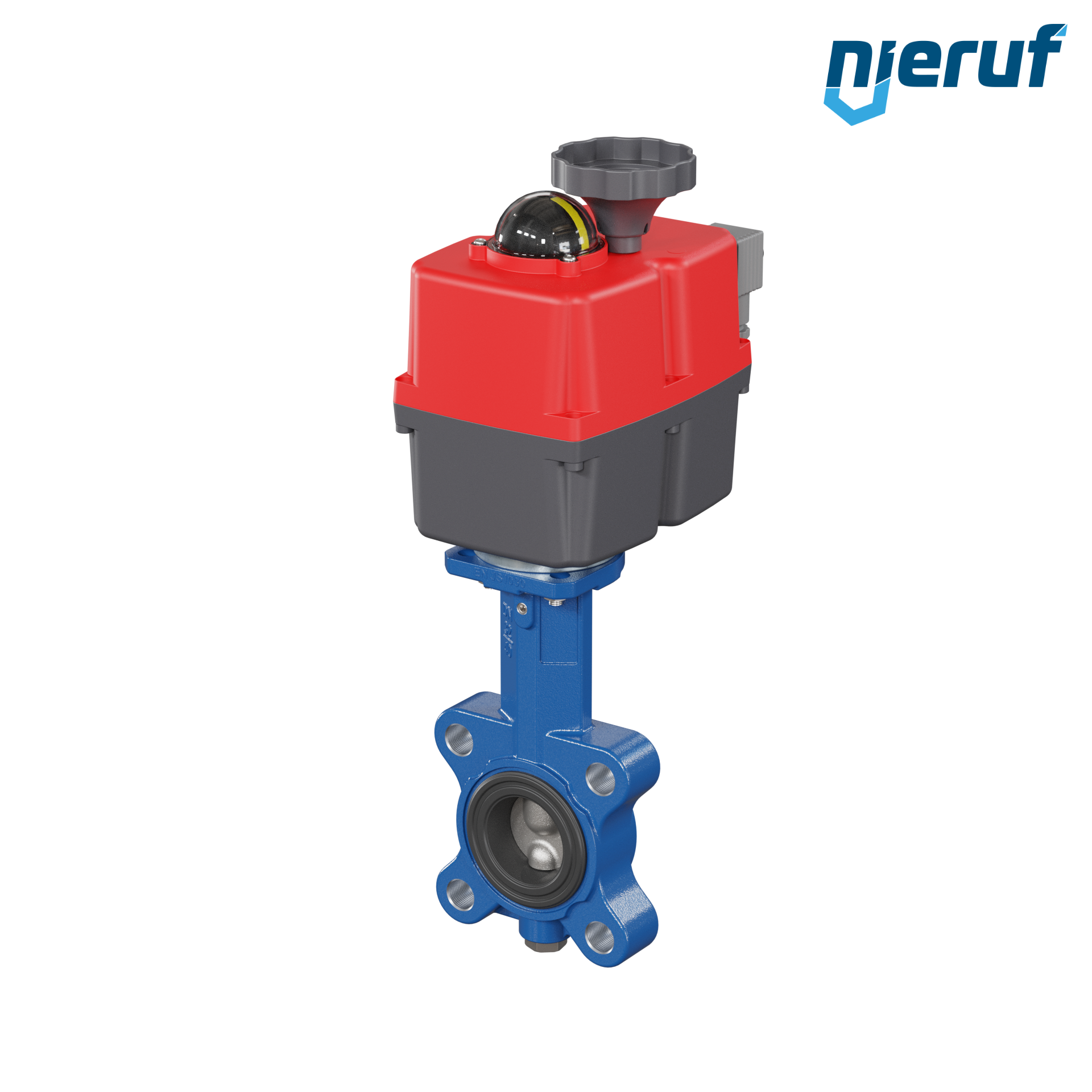 vanne papillon DN 40 avec oreilles taraudées / lug actionneur électronique 24-240V FDA