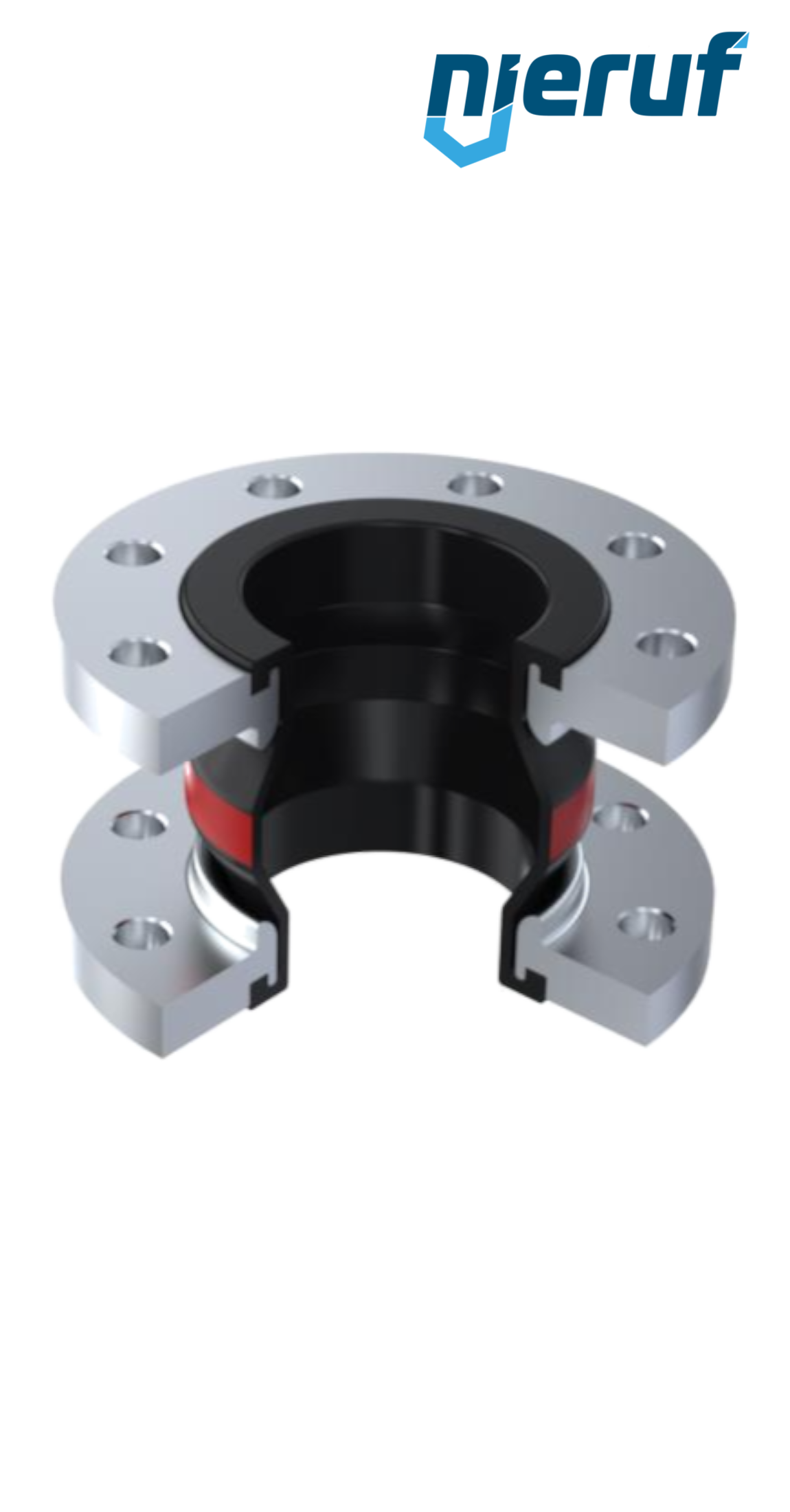 Compensateur DN25 modèle KP04 bride acier manchon EPDM ACS autorisation