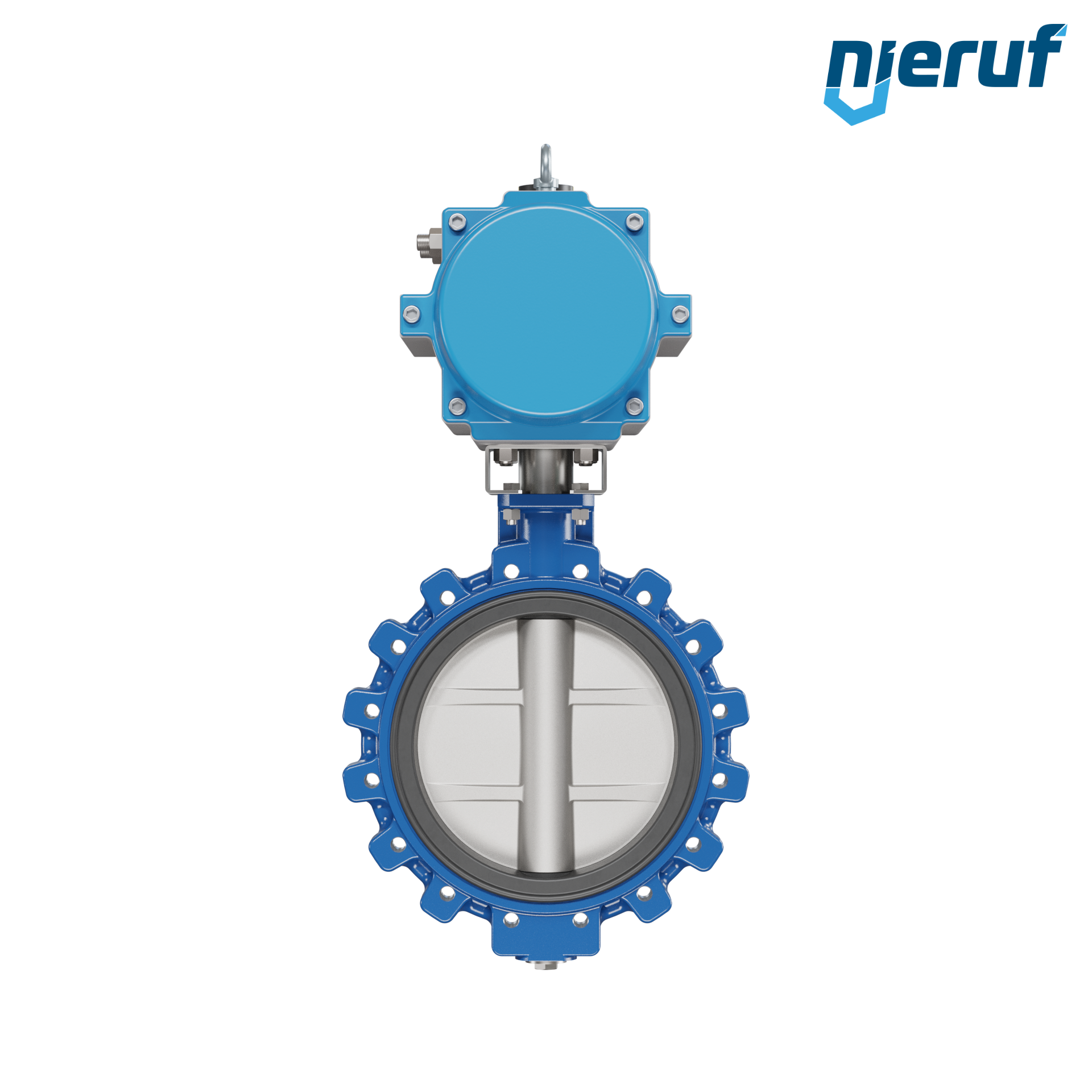 vanne papillon DN 400 AK02 FPM actionneur pneumatique à simple effet fermeture par ressort
