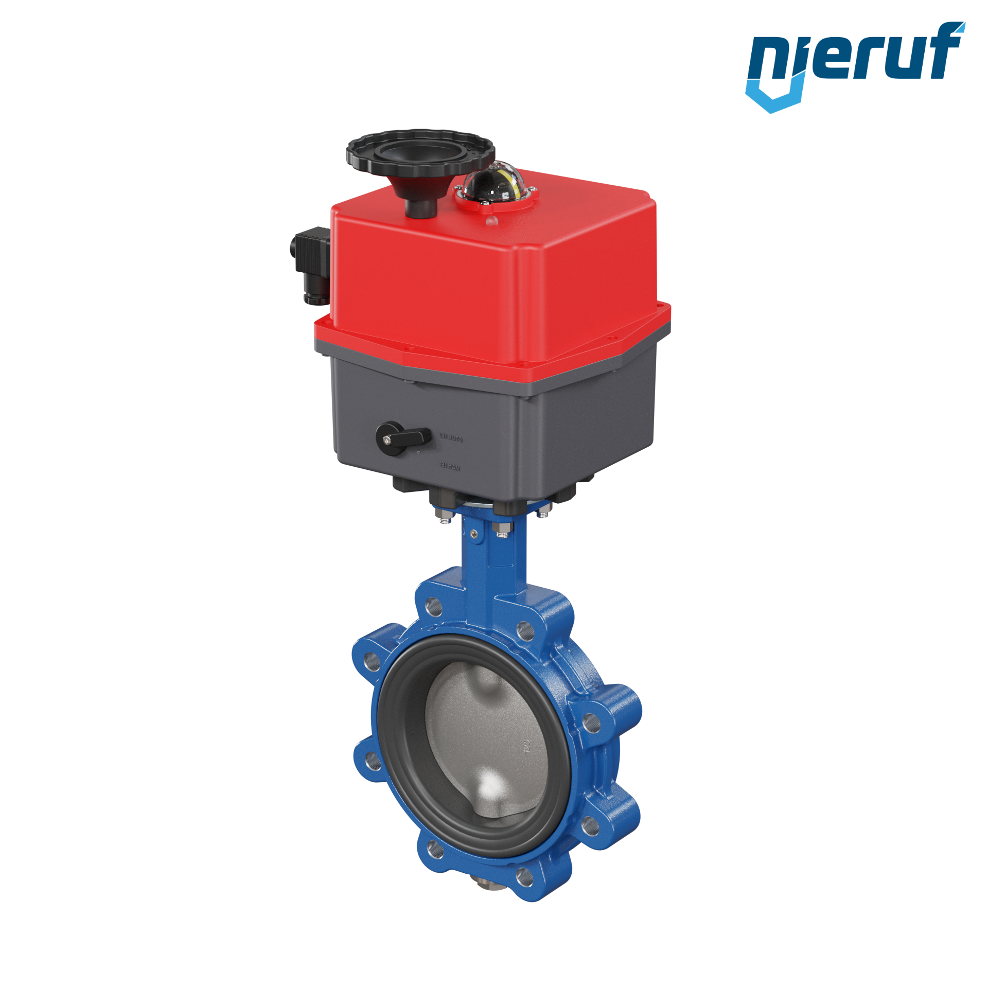 vanne papillon DN 125 avec oreilles taraudées / lug actionneur électronique 24-240V DVGW-eau potable
