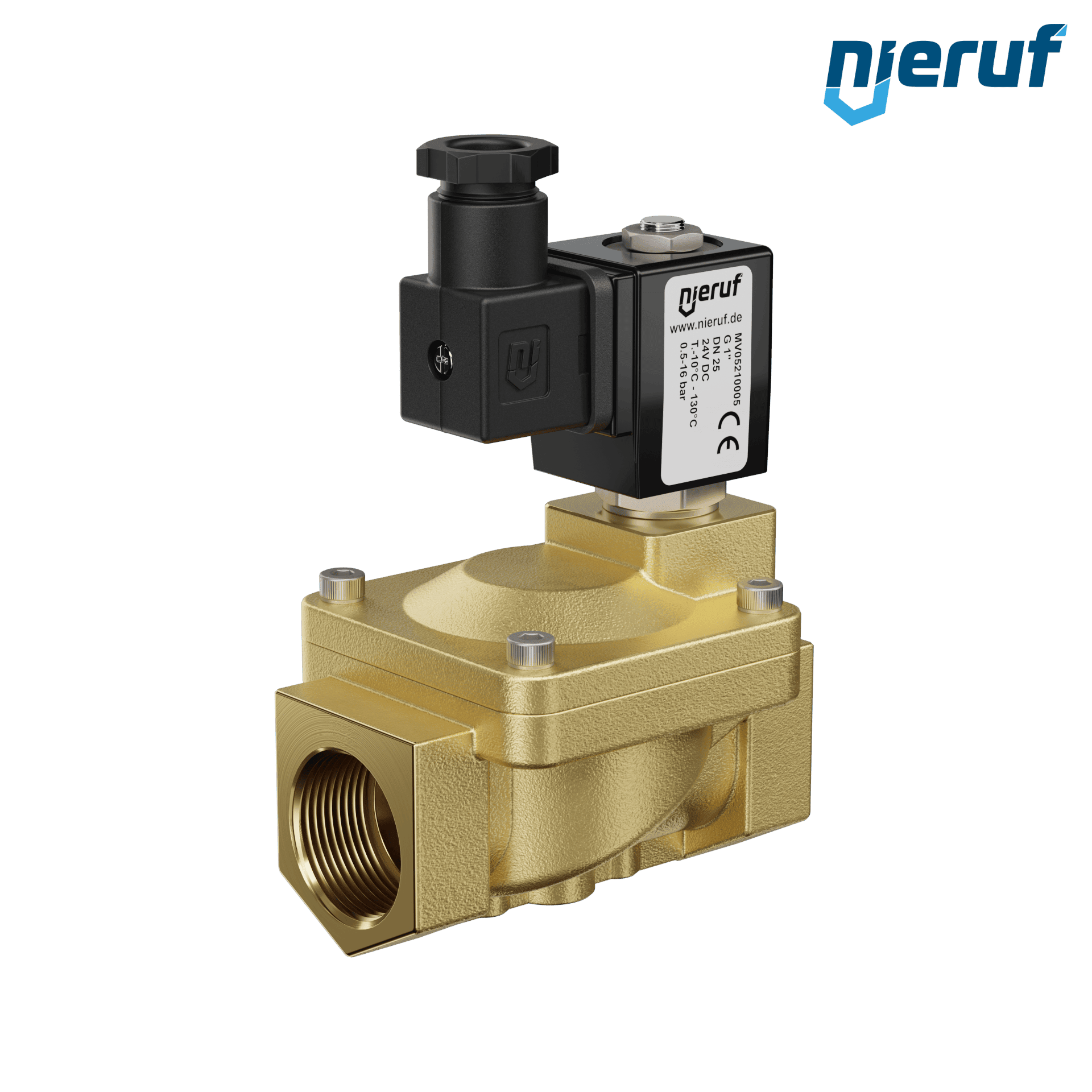 électrovanne G 1" pouce laiton MV05 EPDM 24V DC