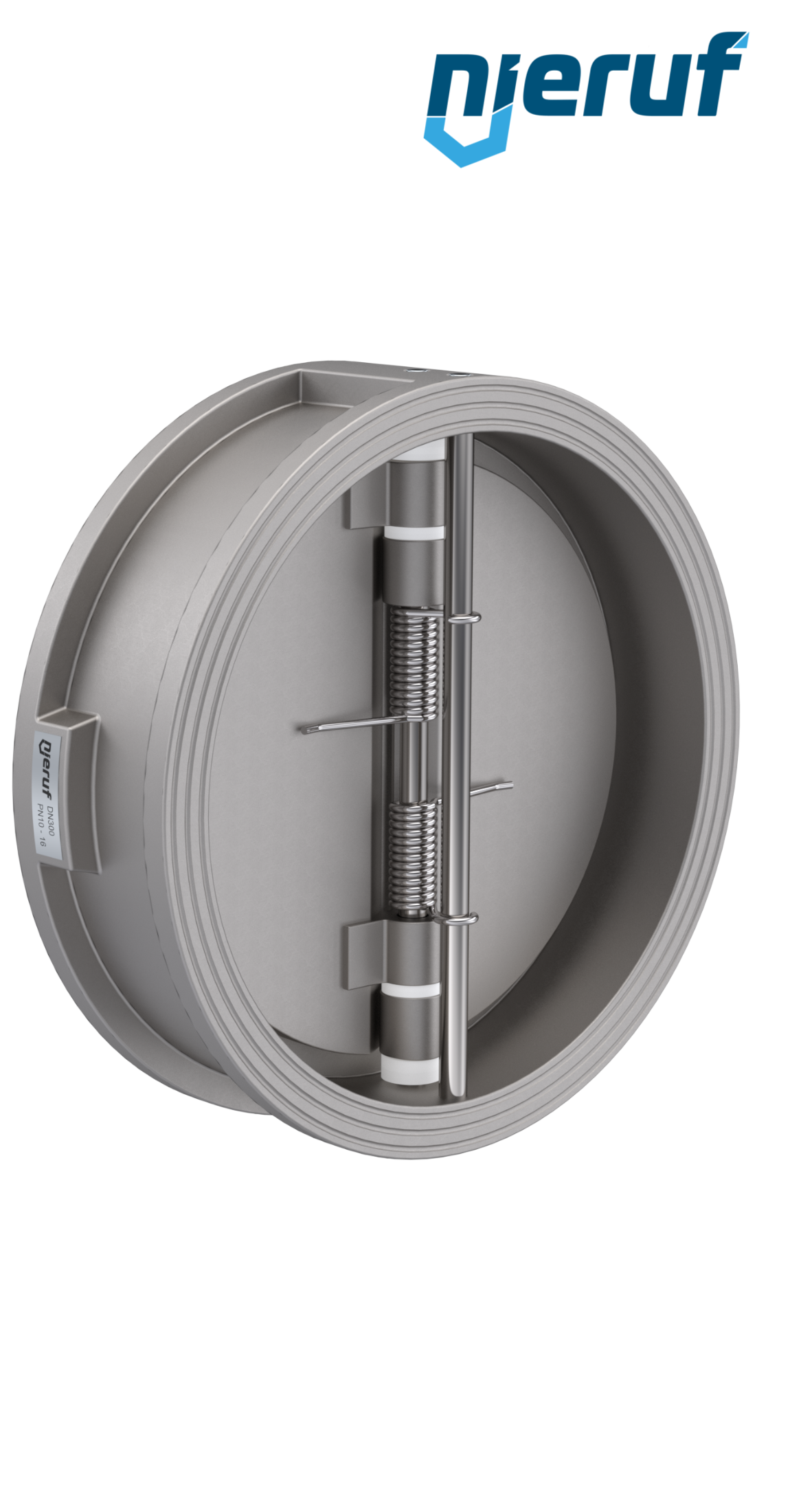 clapet anti-retour à double battant DN300 ANSI150 DR03 ANSI 150 acier inoxydable 1.4408 EPDM