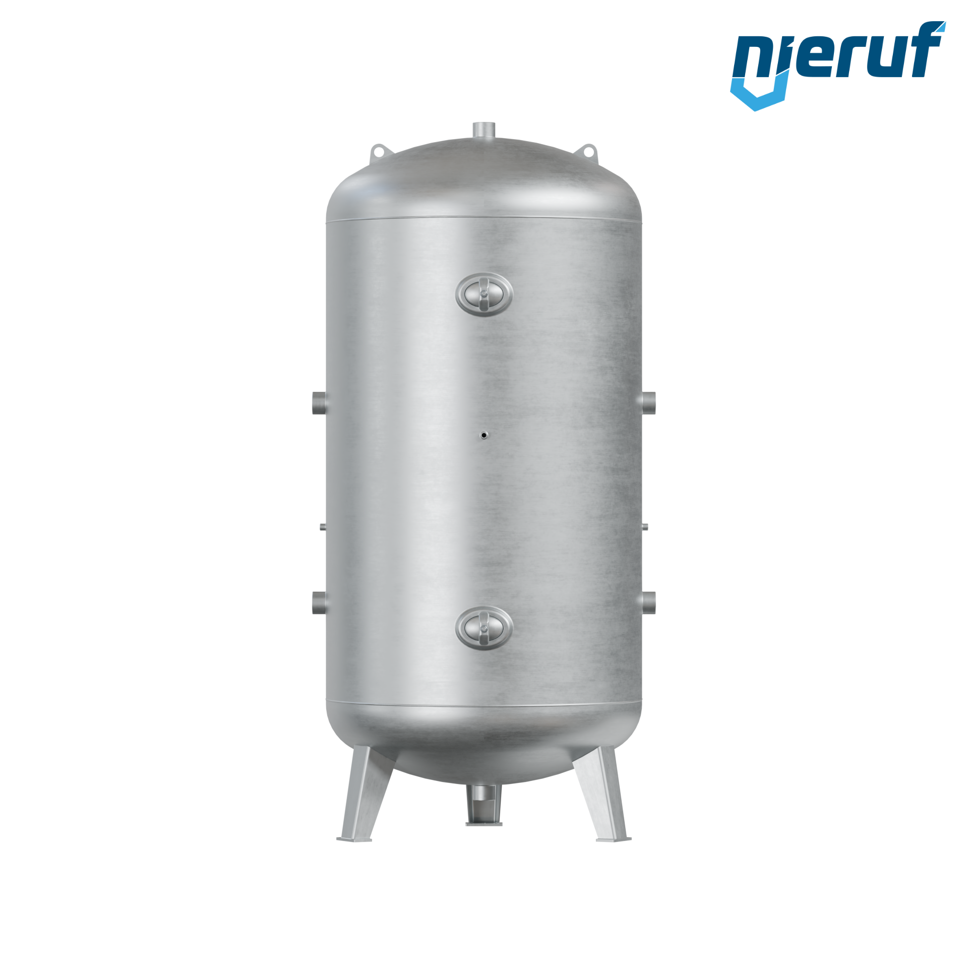 Réservoir haute pression debout BE02 3000 litres, 0-41 bar, acier galvanisé