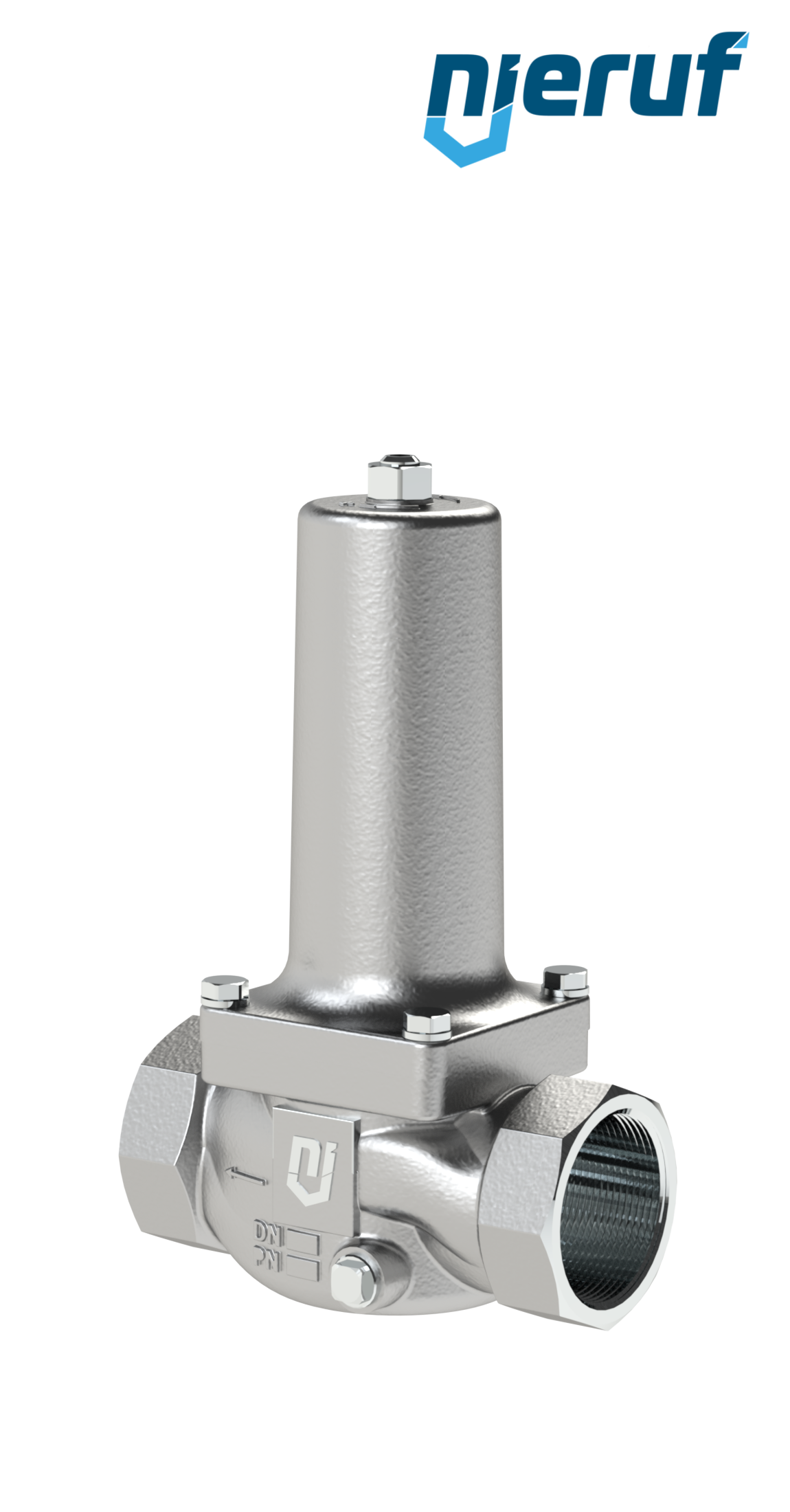 réducteur de pression pour vapeur 2" pouce DM21 acier inoxydable PTFE / EPDM / FEPM 2.0 - 5.0 bar