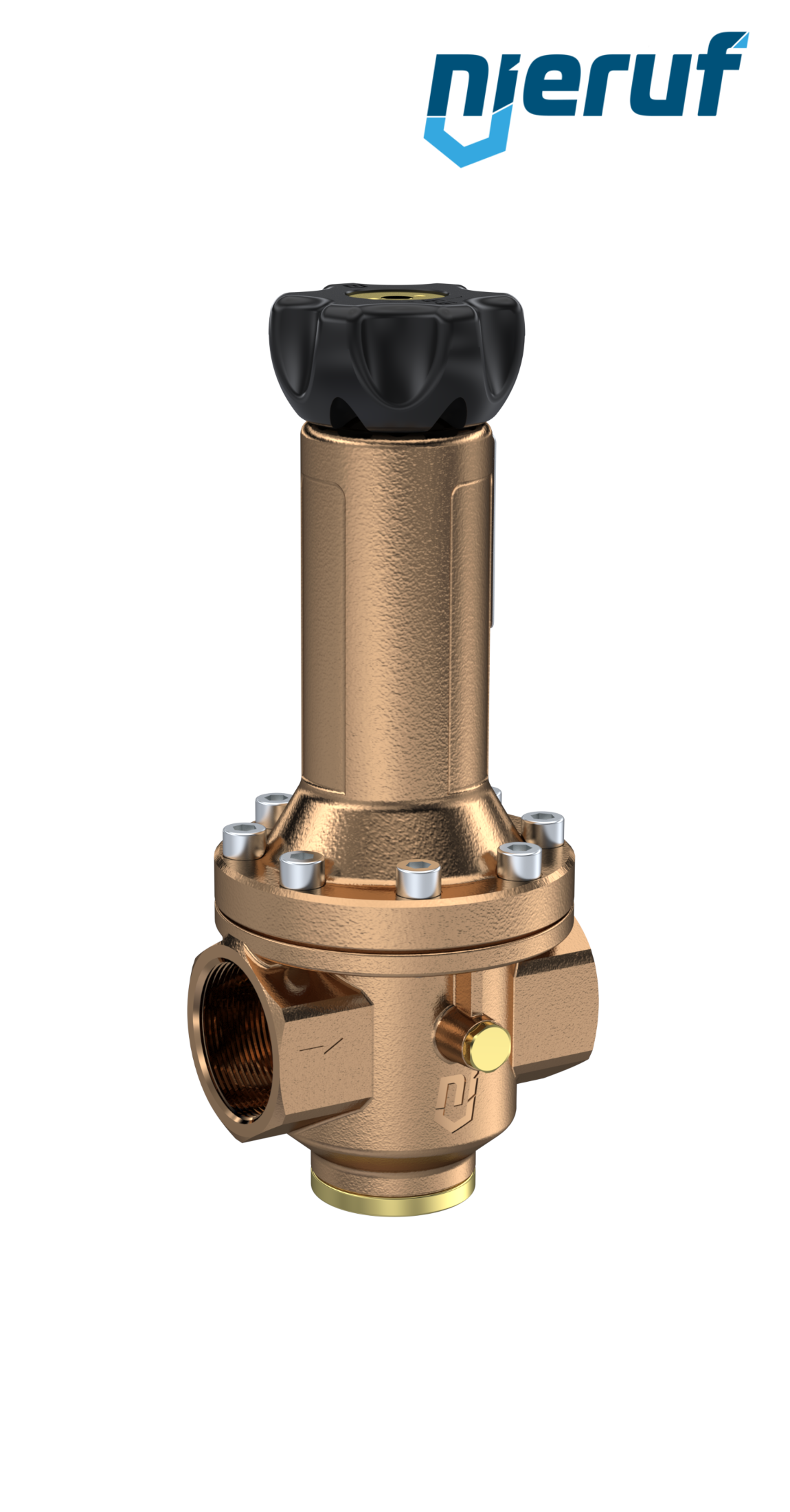 régulateur de pression de précision avec bague d'appui 1 1/2" pouce DM14 bronze EPDM 0.5 - 15 bar