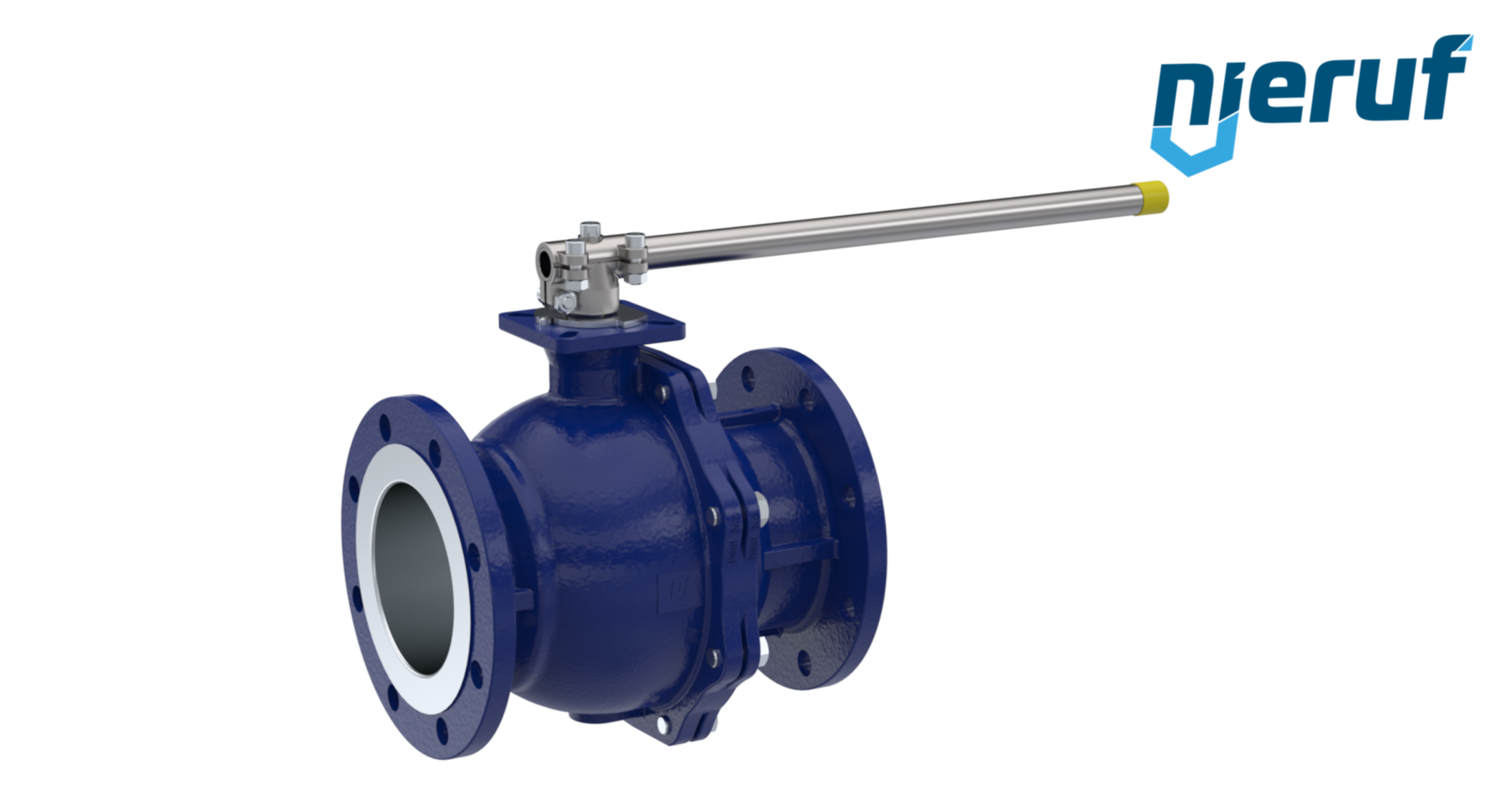 robinet à boisseau sphérique à brides pour gaz DN80 FK12 acier moulé 1.0619