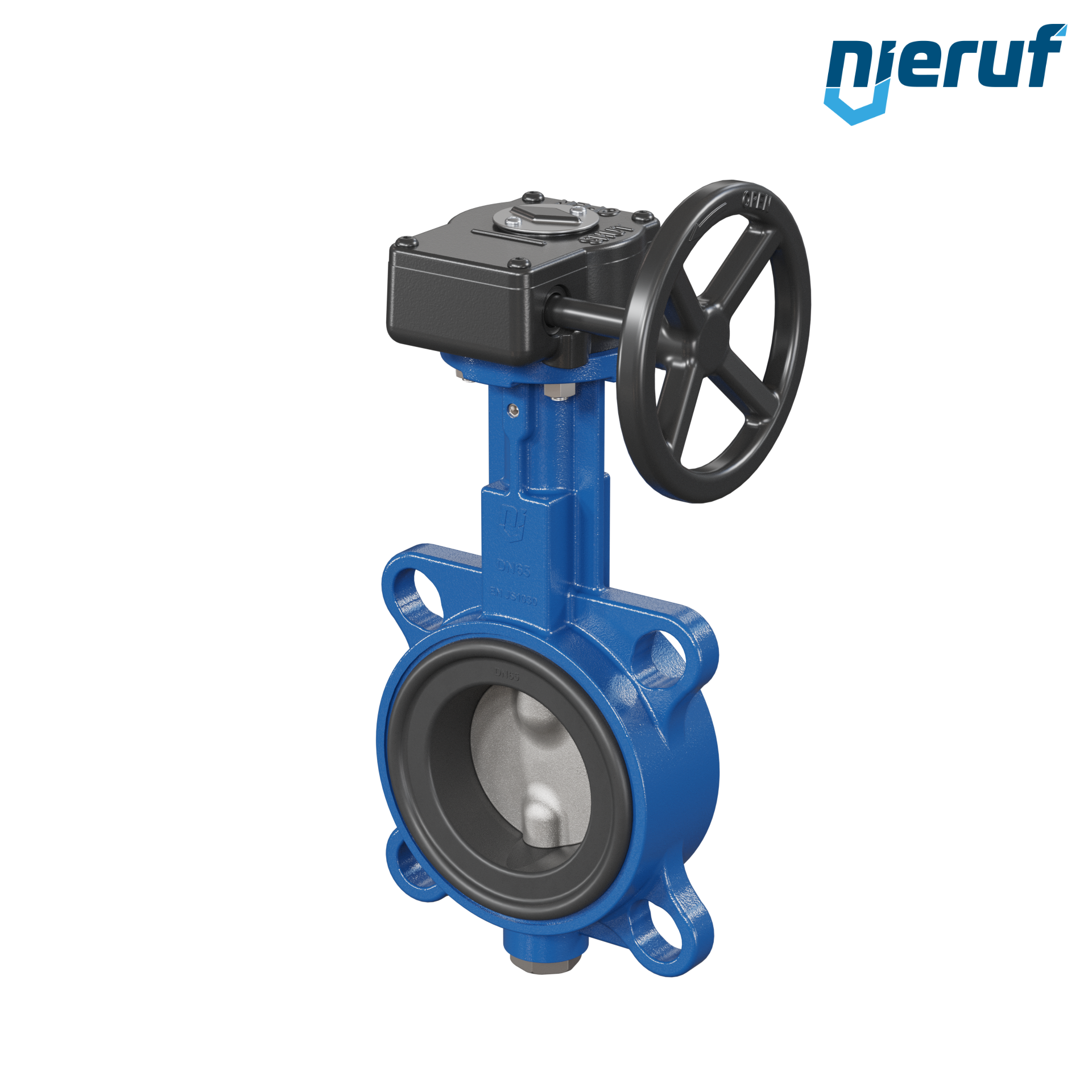 vanne papillon AK01 DN 65 PN6-PN10-PN16 & ANSI150 DVGW-gaz volant