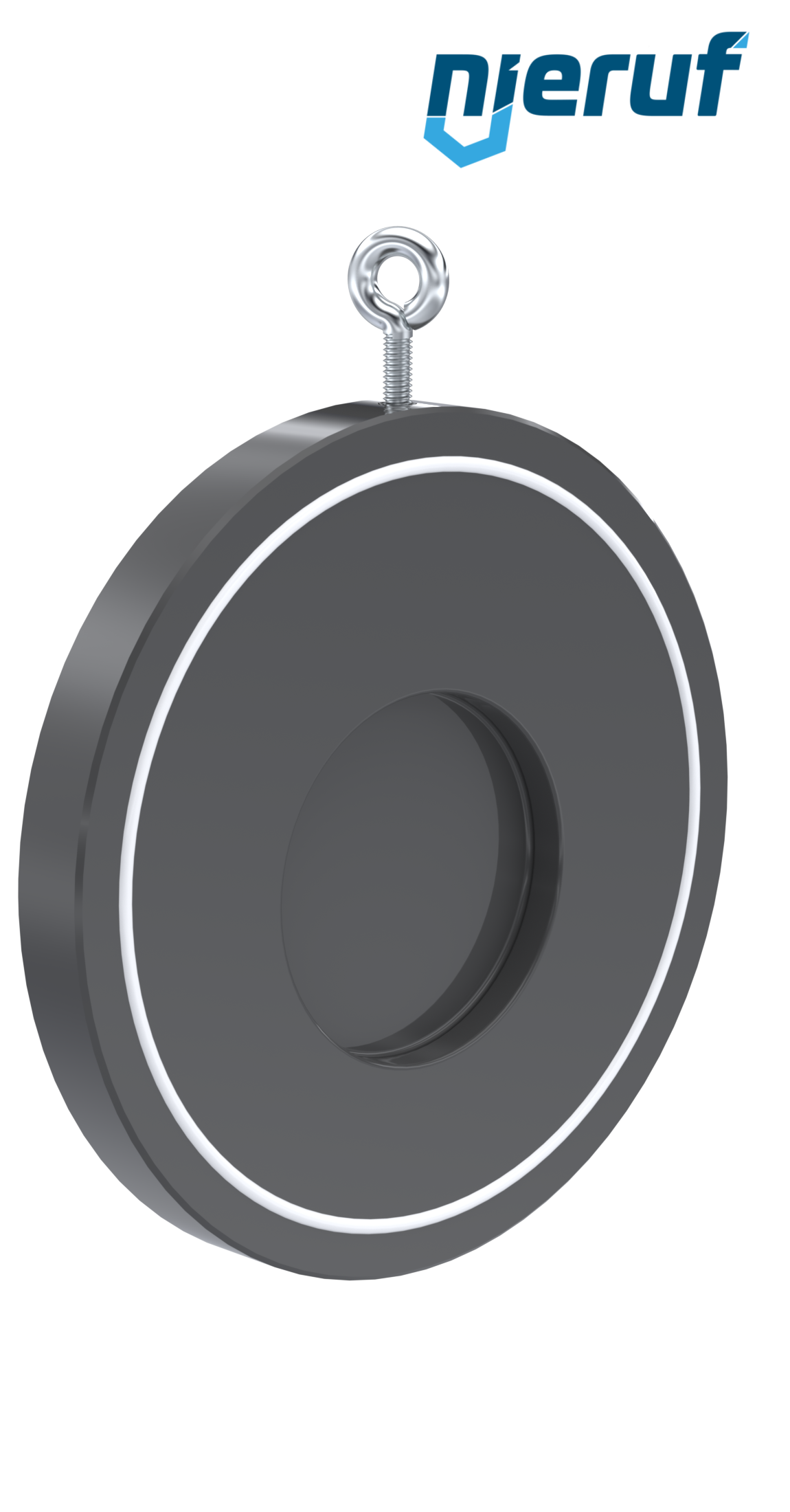 clapet anti-retour entre brides type wafer avec ressort DN100 ZR07 plastique PVC-U PTFE