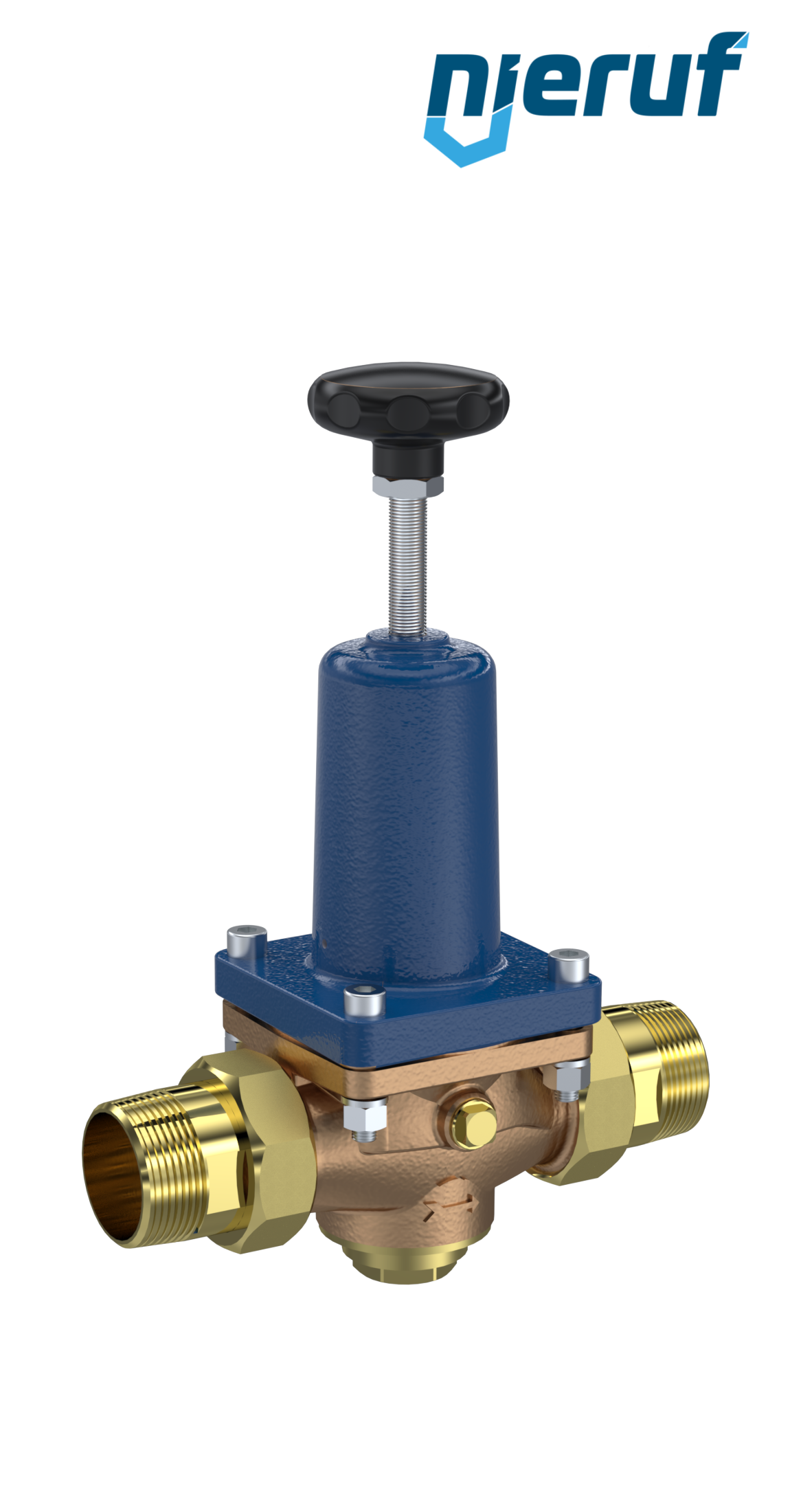 Réducteur de pression d'eau (40 bar) G 1/2, 0,5 - 16 bar