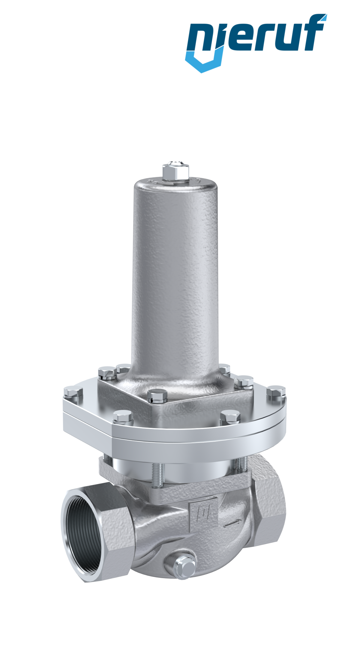 réducteur de pression  1 1/2" pouce NPT DM12 acier inoxydable FPM / FKM 0.2 - 2.0 bar