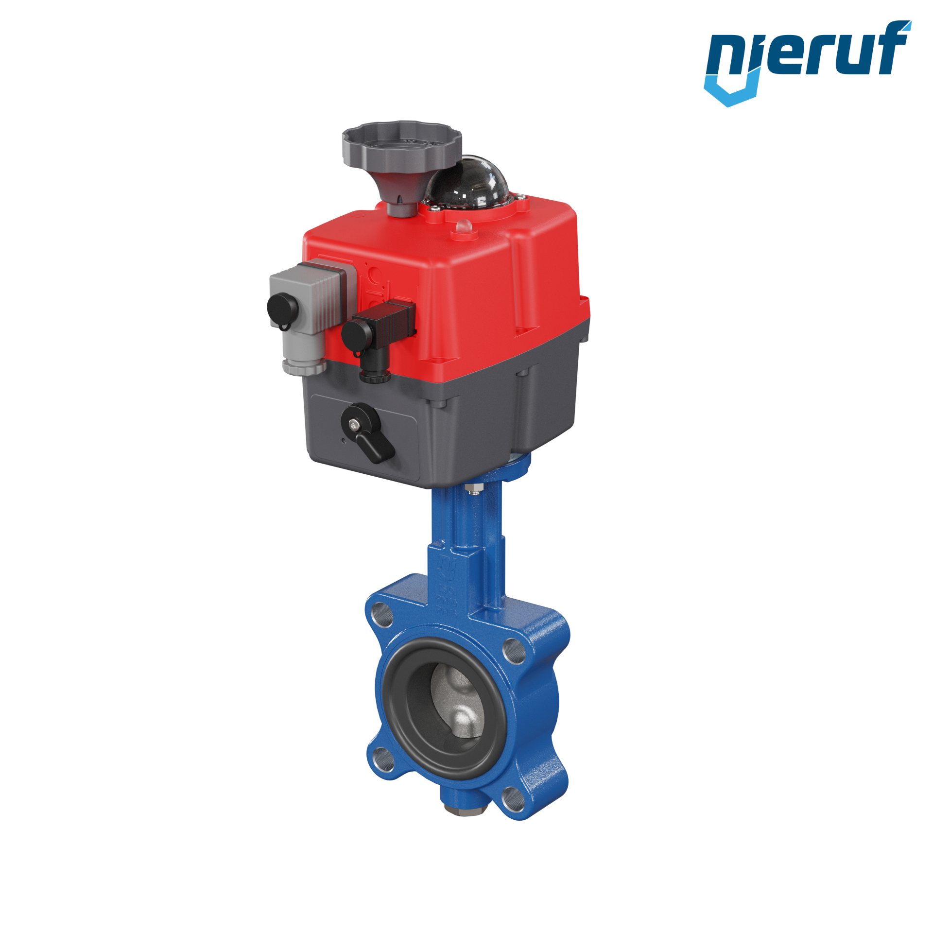 vanne papillon DN 50 avec oreilles taraudées / lug actionneur électronique 24-240V DVGW-eau potable