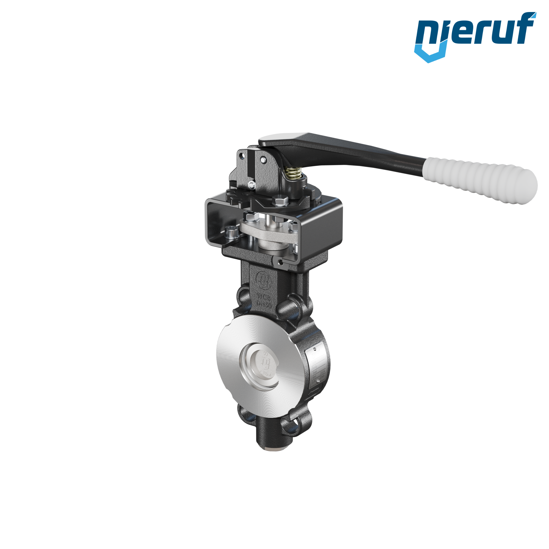 vanne papillon double excentration AK11 DN 50 PN10-40 ANSI150-300 levier manuel
