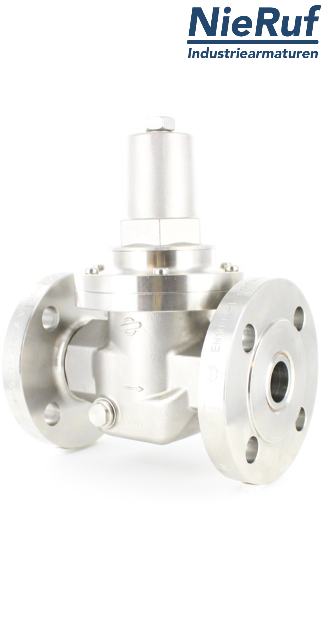 réducteur de pression à brides DN40 DM13 bride ANSI 150 acier inoxydable FPM / FKM 0.2 - 2.0 bar