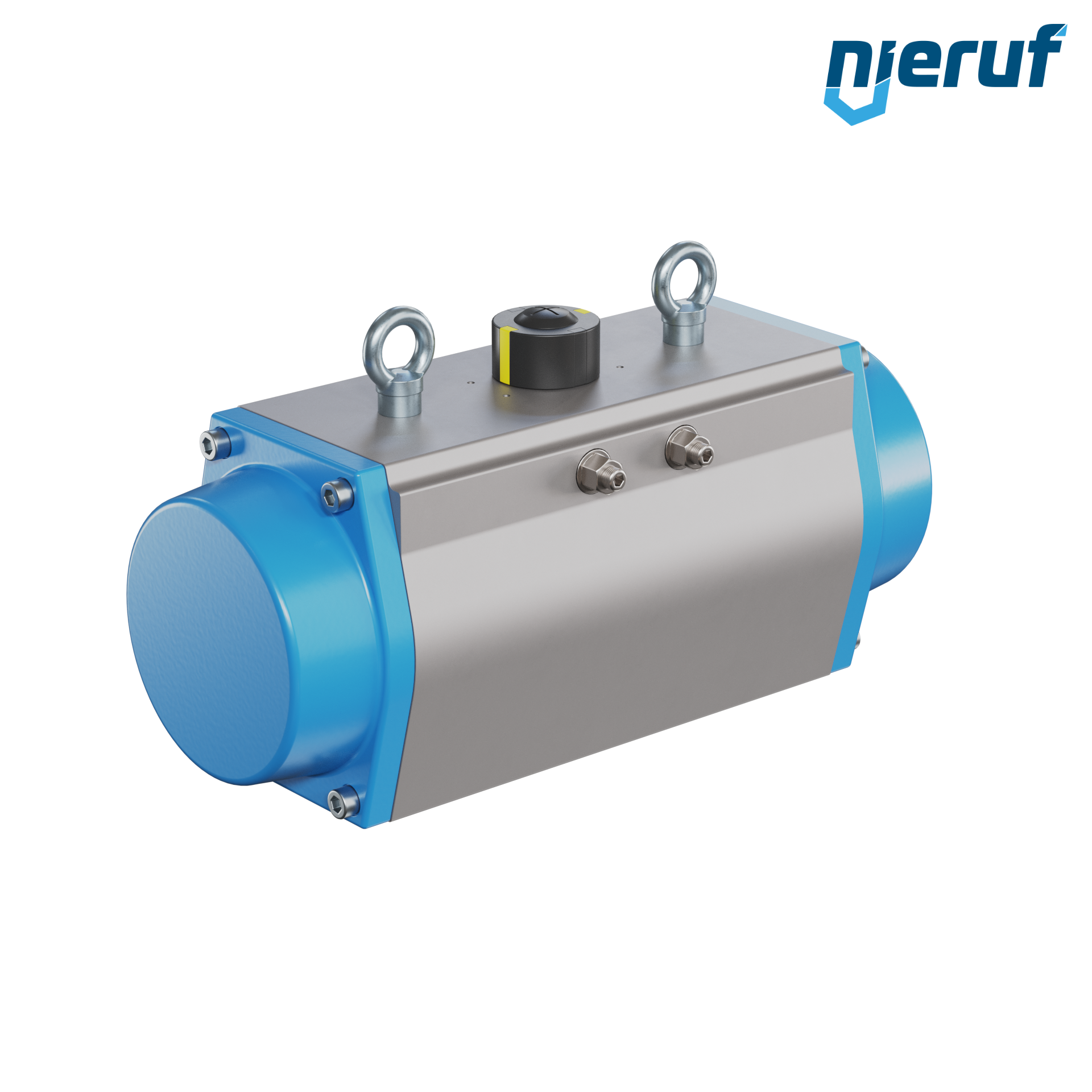 actionneur pneumatique AN02 simple effet, ouverture par ressort GS-160 90° avec 7 ressorts