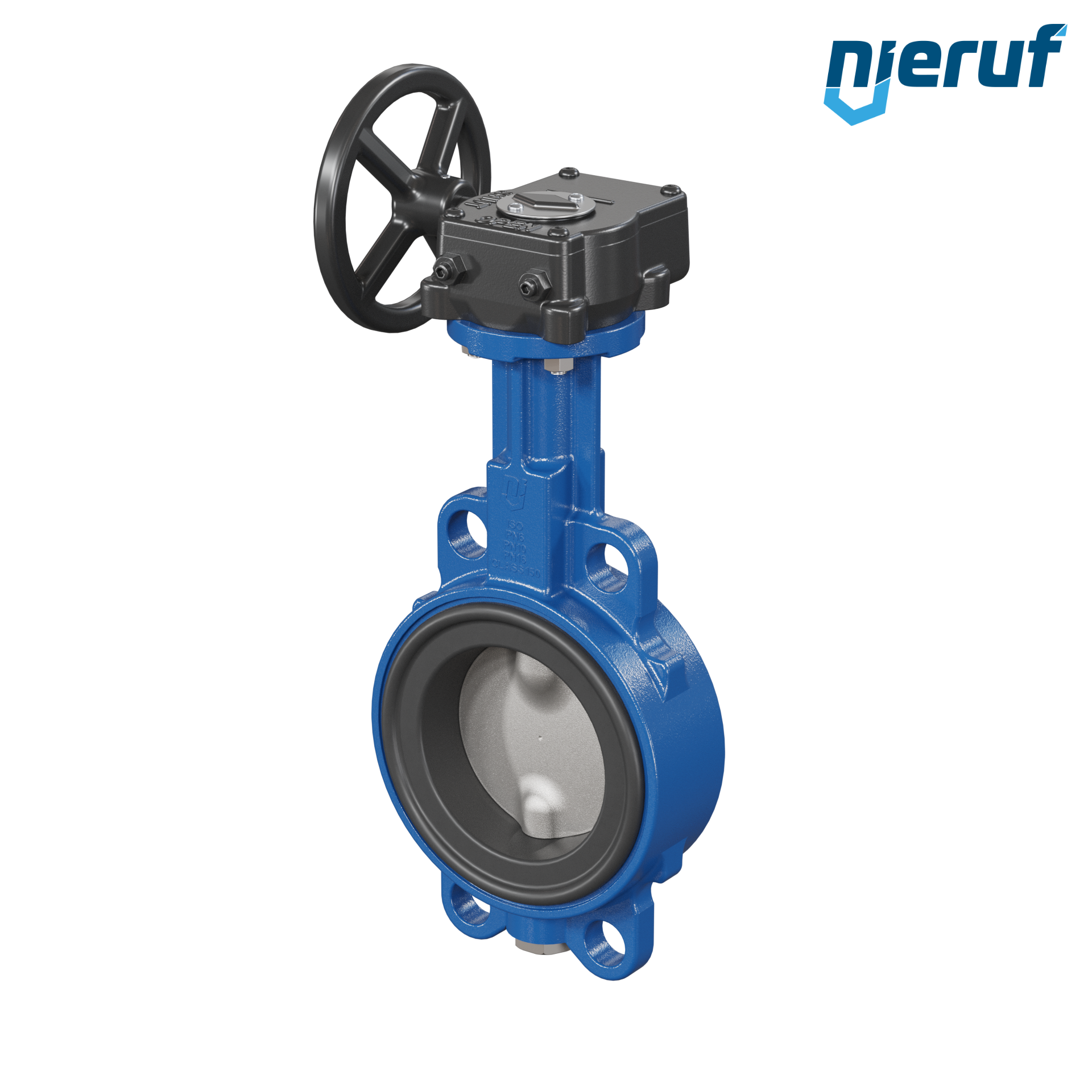 vanne papillon AK01 DN 80 PN6-PN10-PN16 & ANSI150 DVGW-gaz volant