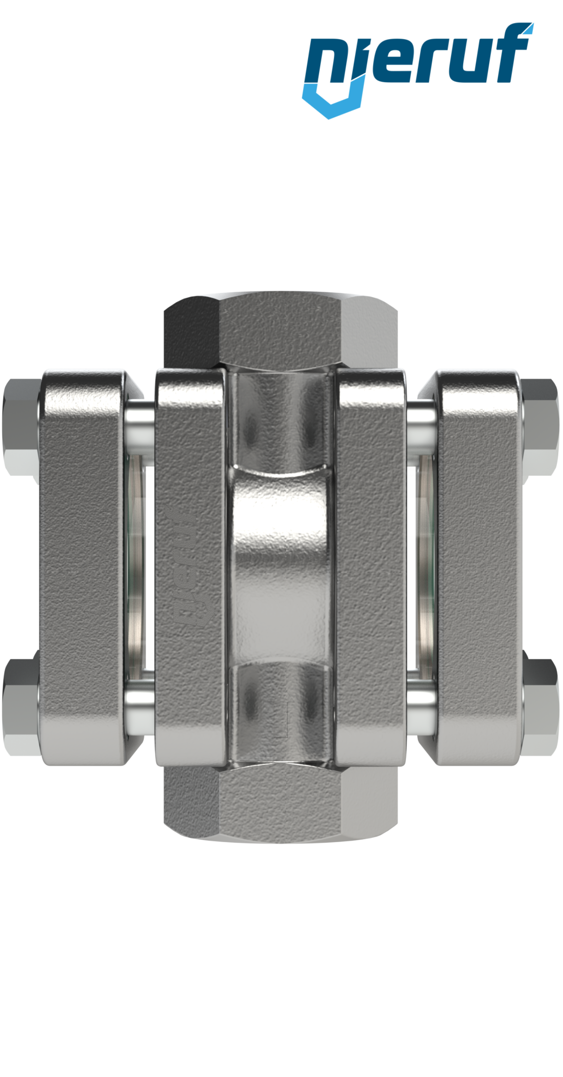 contrôleur de circulation/ indicateur de débit DN50 - 2" pouce acier inoxydable verre sodocalcique version avec rotor en PTFE