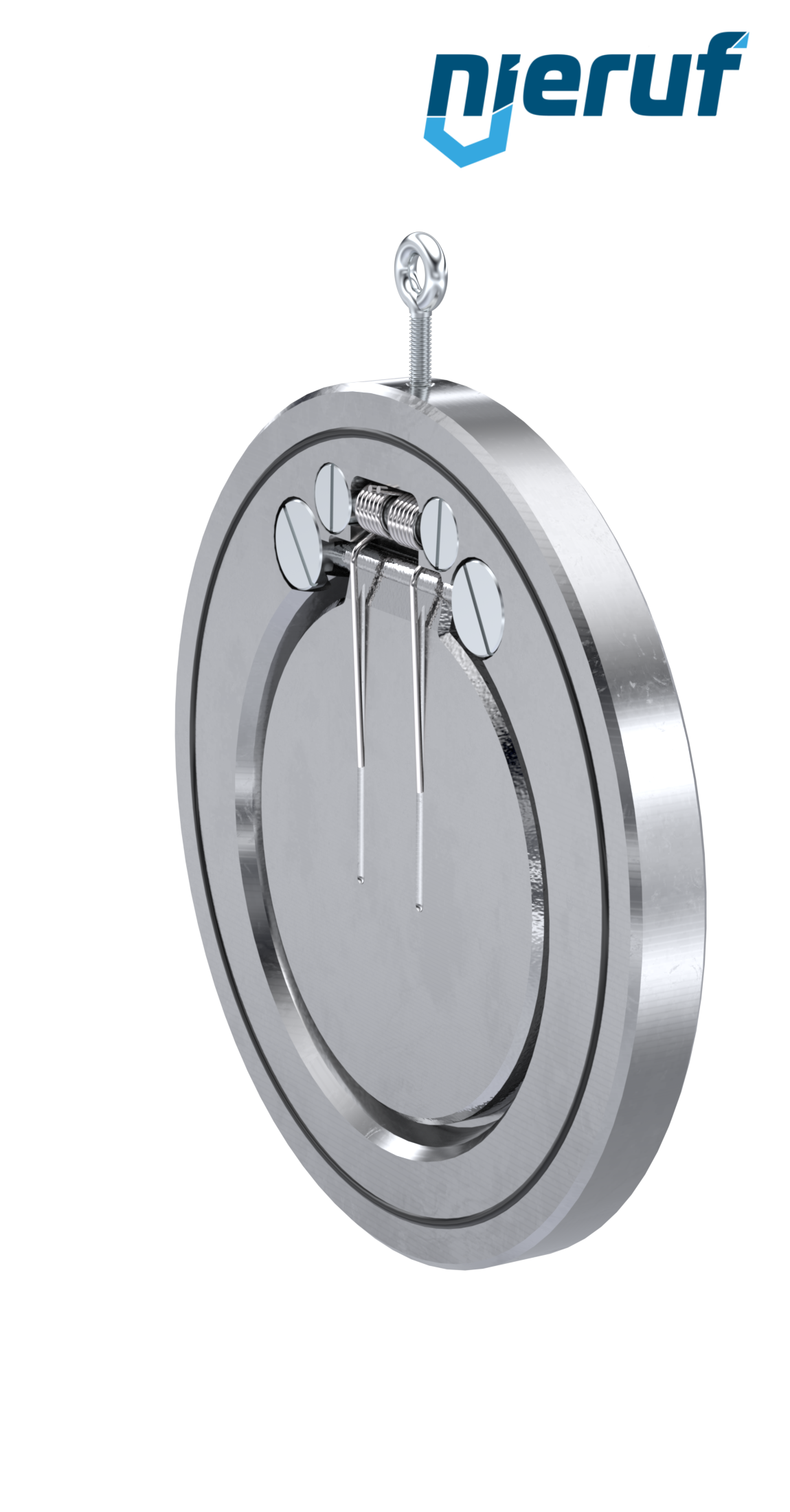 clapet anti-retour entre brides type wafer avec ressort DN150 ZR03 acier 1.0460 (galvanisé) NBR