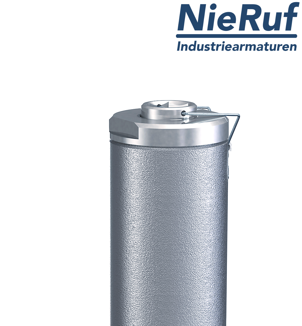 déverseur/soupape de décharge en équerre 3/4" pouce femelle UV04 acier inoxydable AISI 316L 2,0 - 12,0 bar