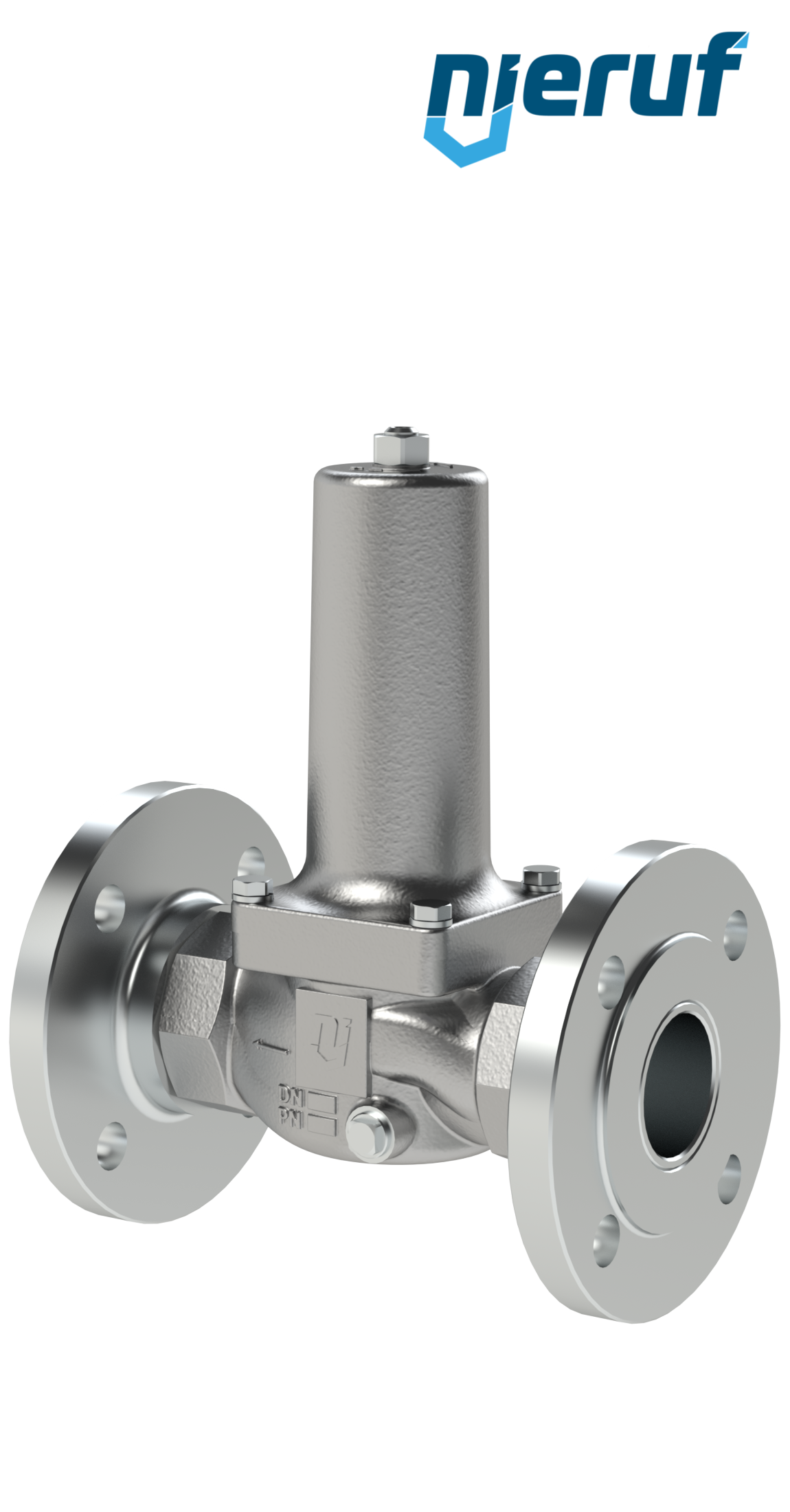 réducteur de pression pour vapeur à brides DN32 DM22 acier inoxydable PTFE / EPDM / FEPM 4.0 - 10.0 bar