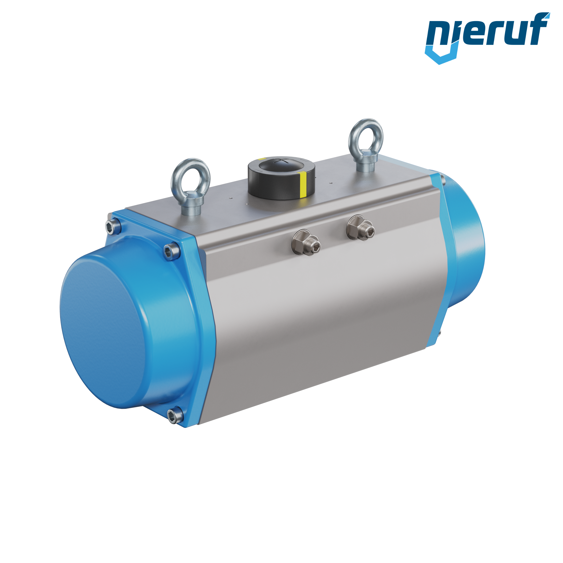 actionneur pneumatique AN02 simple effet, fermeture par ressort GS-190 90° avec 12 ressorts