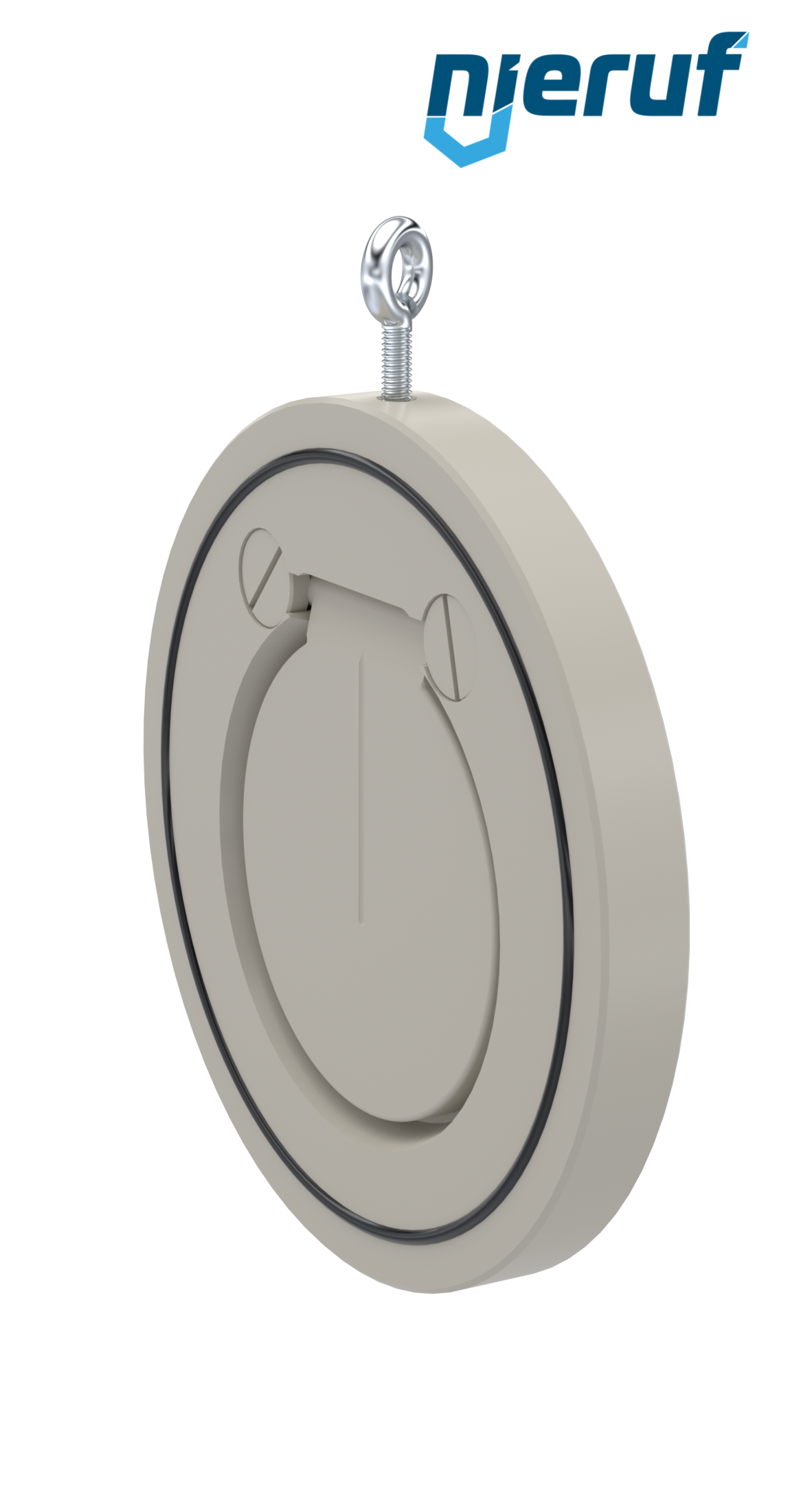 clapet anti-retour entre brides type wafer DN100 ZR06 plastique PP-H FKM (Viton)