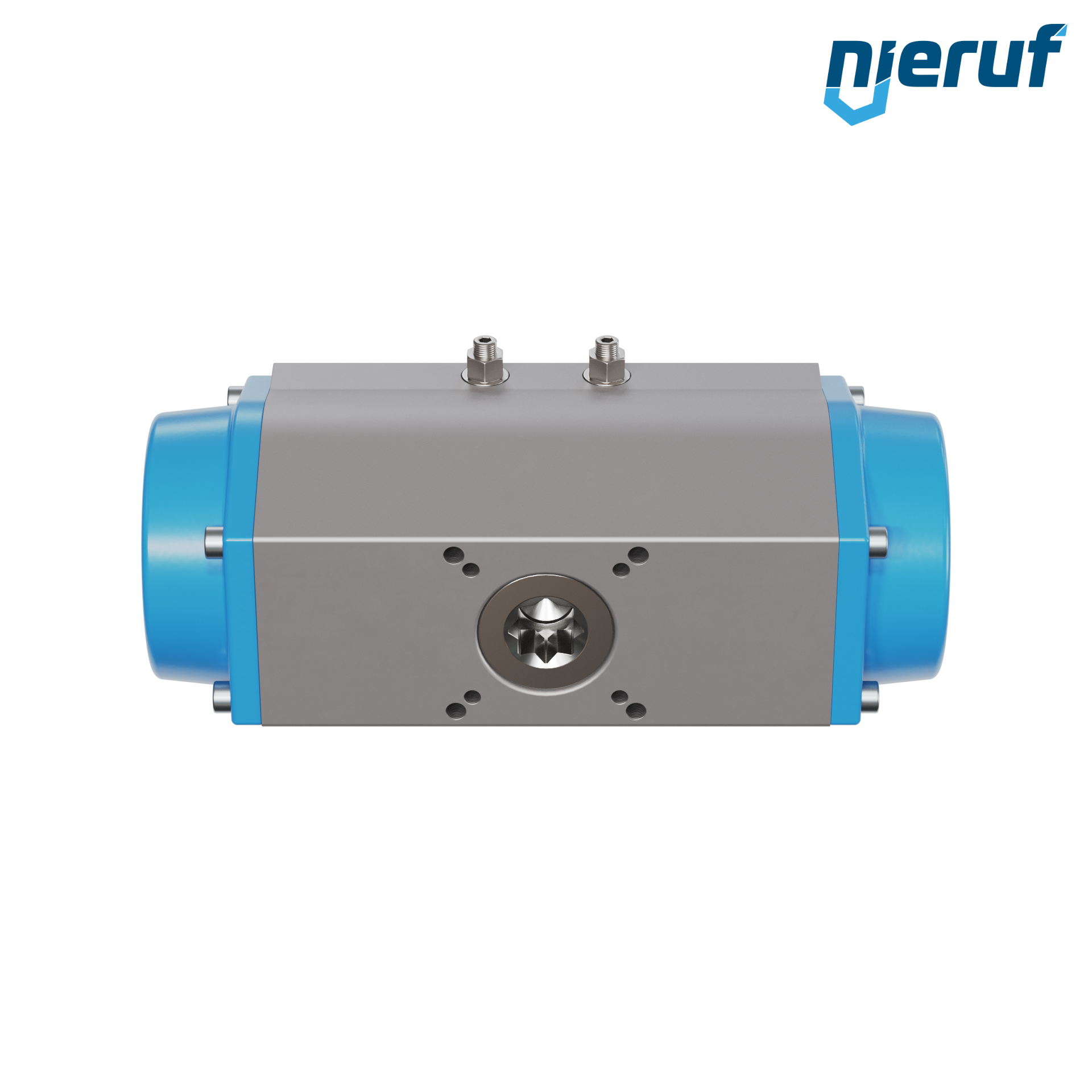 actionneur pneumatique AN02 simple effet, fermeture par ressort GS-140 90° avec 12 ressorts