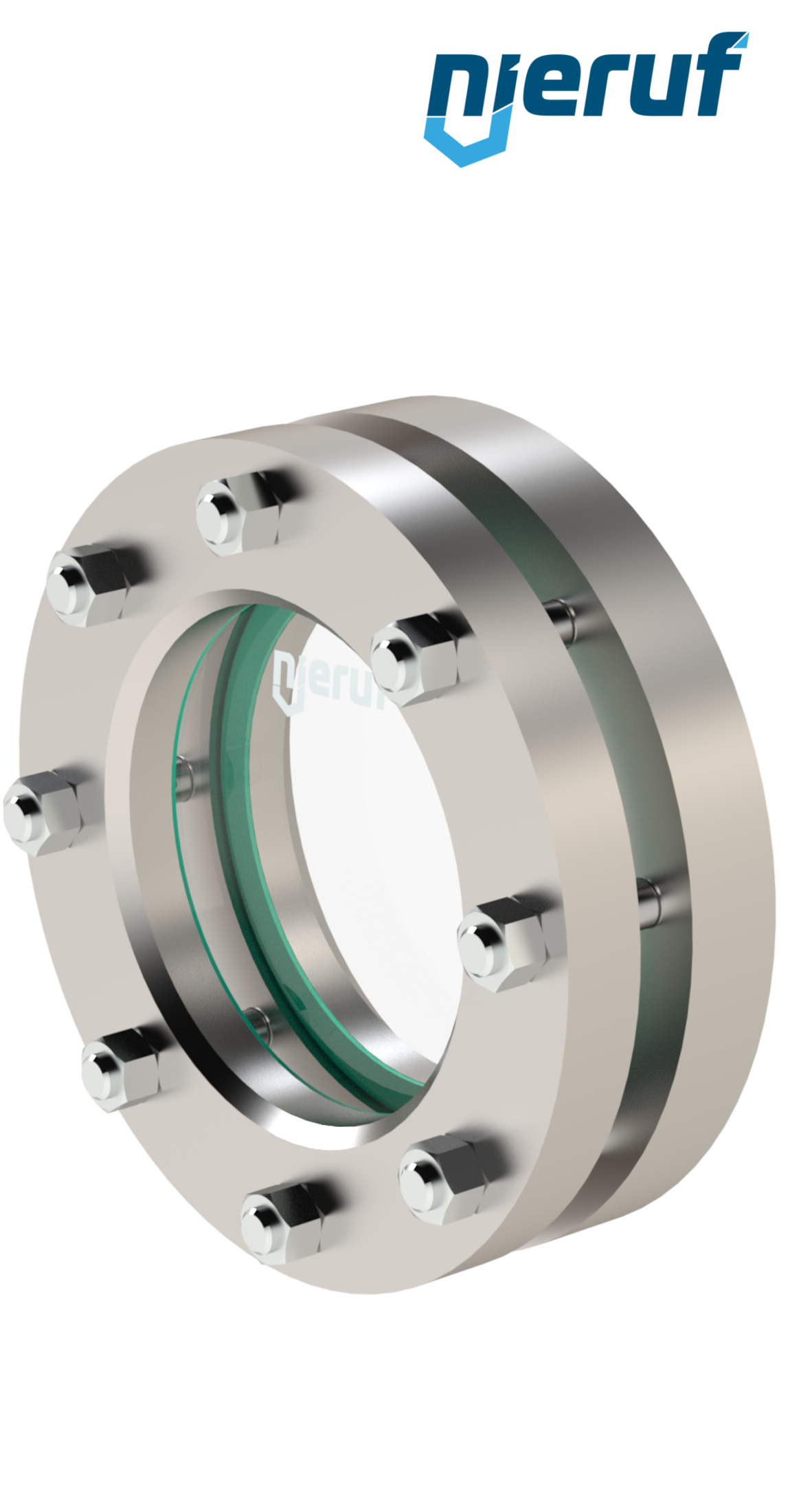 hublot d'observation pour réservoir  DN150 - 6" pouce  BS02 acier inoxydable 1.4571 verre borosilicate 16bar hublot d'observation pour réservoir  DN150 - 6" pouce  BS02 acier inoxydable 1.4571 verre borosilicate 16bar