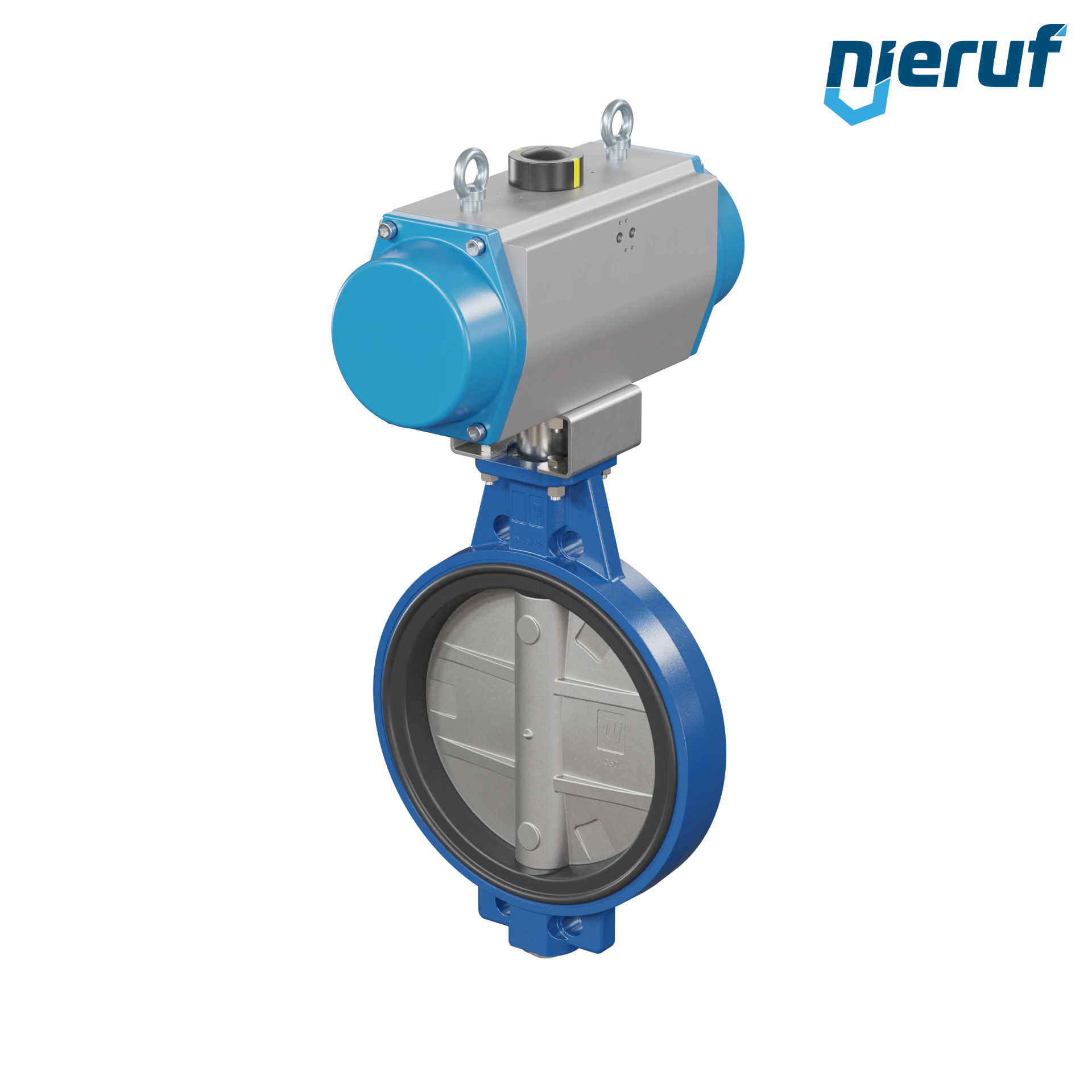 vanne papillon DN 350 AK01 FPM actionneur pneumatique à double effet