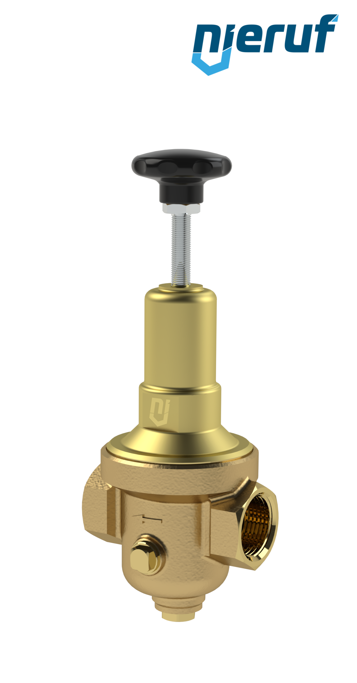 réducteur de pression 3/8" pouce DM17 femelle bronze NBR 1.5 - 8.0 bar