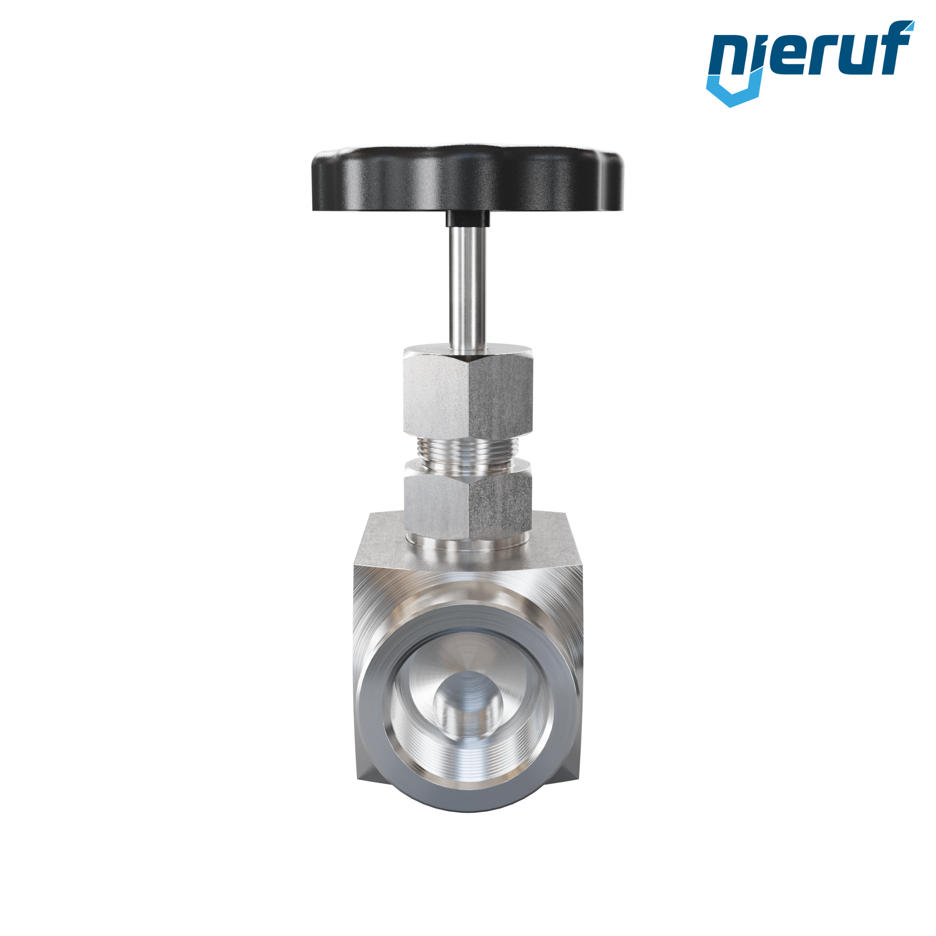 vanne à pointeau haute pression  1 1/2" pouce NV01 acier inoxydable 1.4571