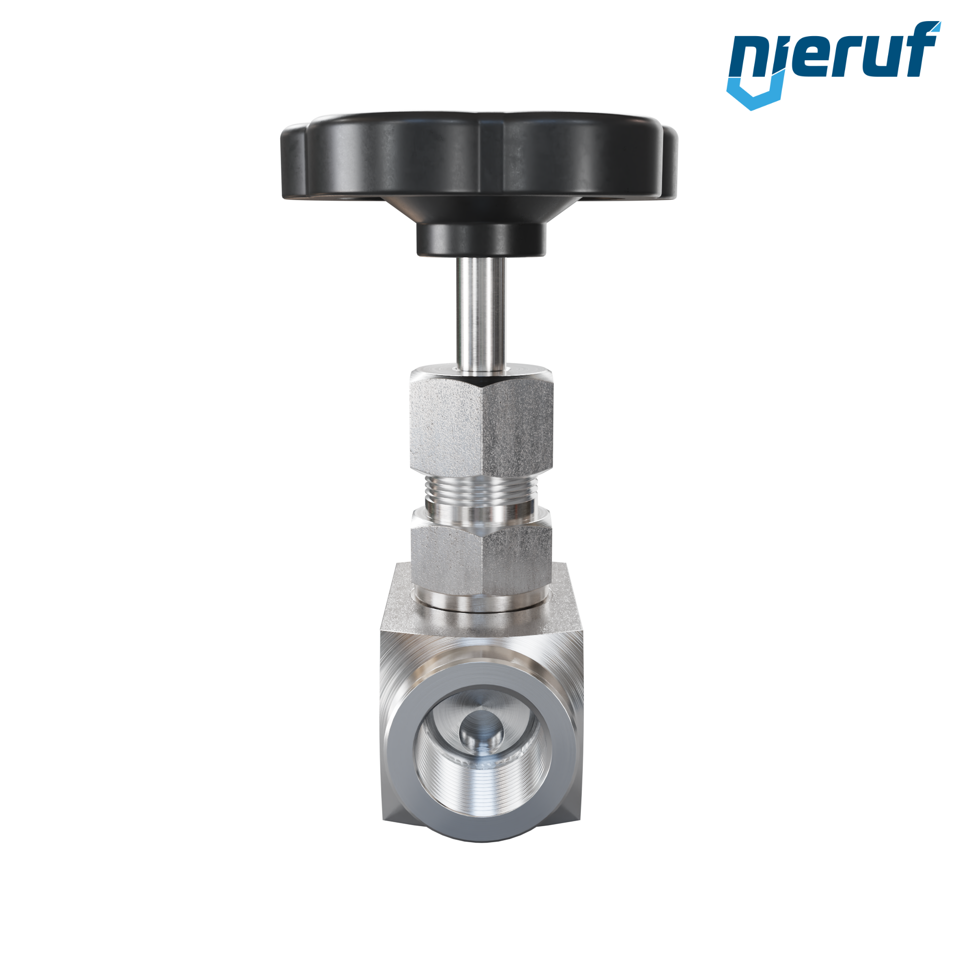 vanne à pointeau haute pression  1/2" pouce NV01 acier inoxydable 1.4571