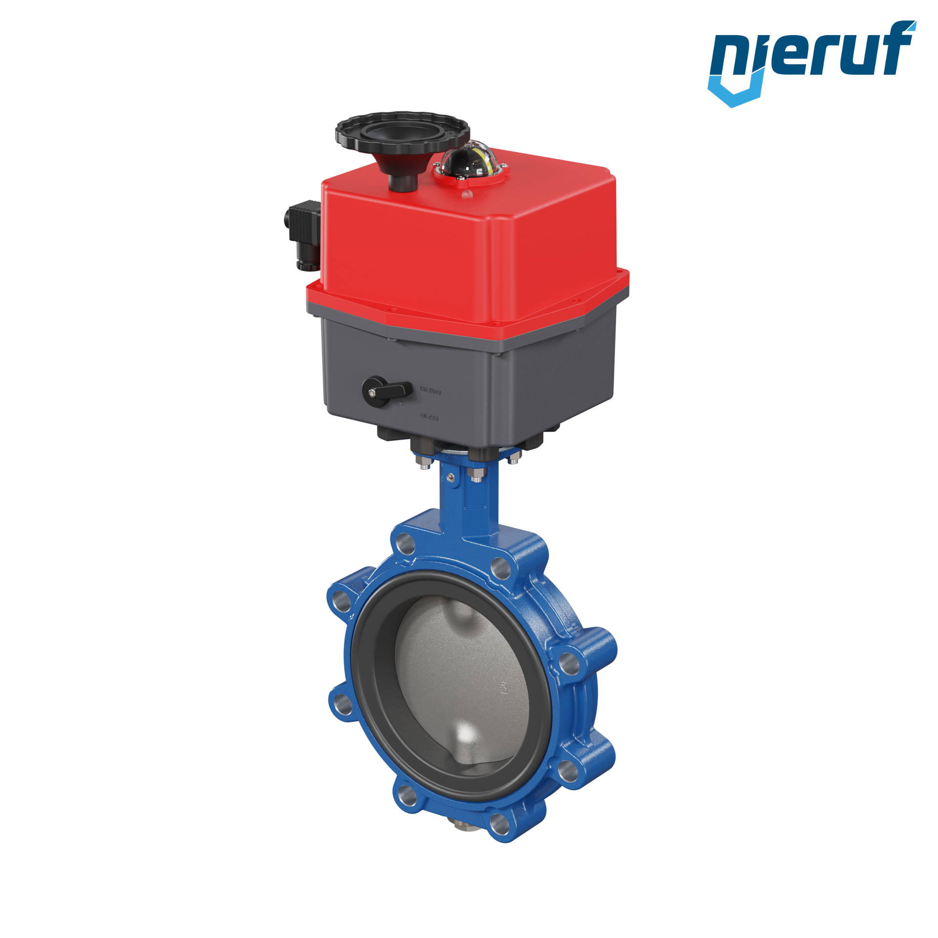 vanne papillon DN 150 avec oreilles taraudées / lug actionneur électronique 24-240V FDA