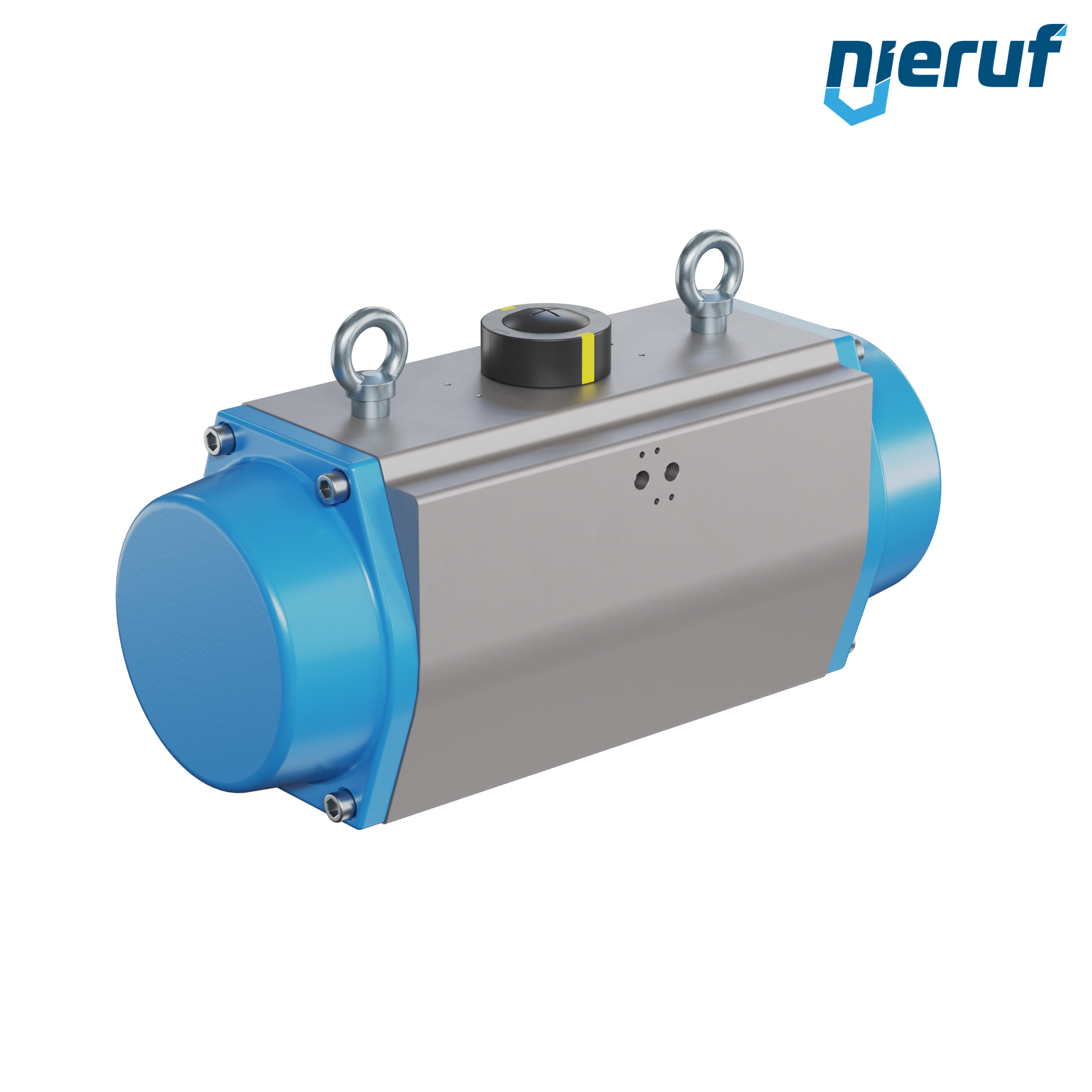 actionneur pneumatique AN02 simple effet, fermeture par ressort GS-190 90° avec 12 ressorts