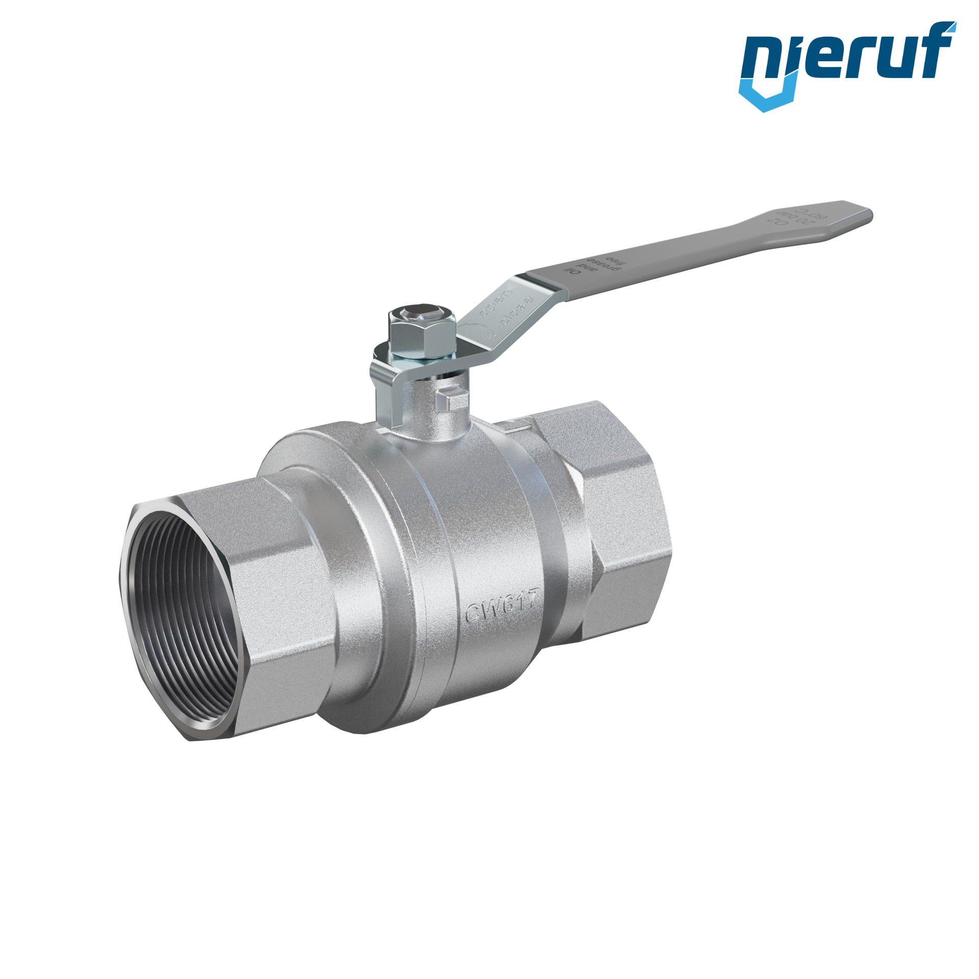 robinet à bille pour oxygène DN50 - 2" pouce GK02 laiton