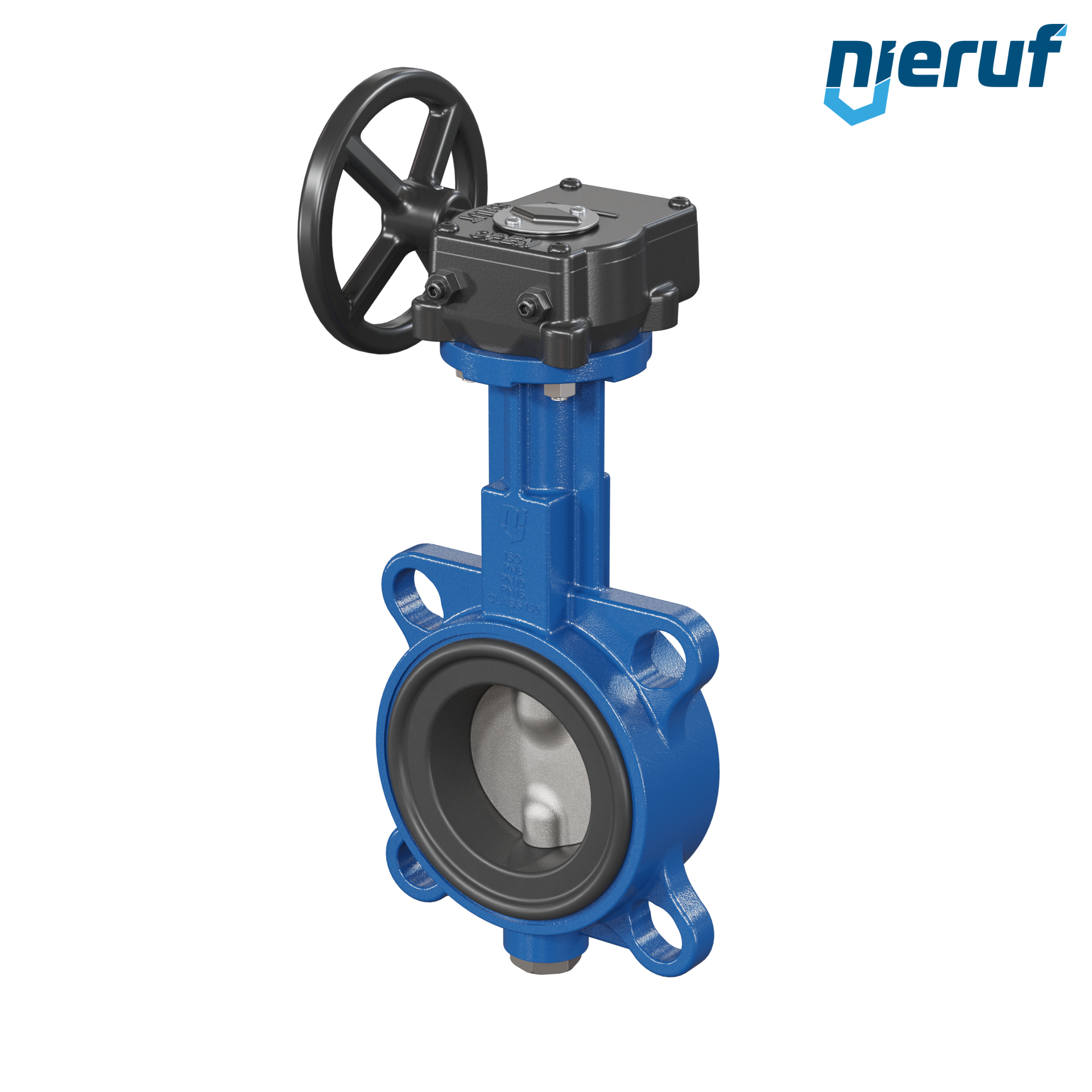 vanne papillon AK01 DN 65 PN6-PN10-PN16 & ANSI150 DVGW-gaz volant
