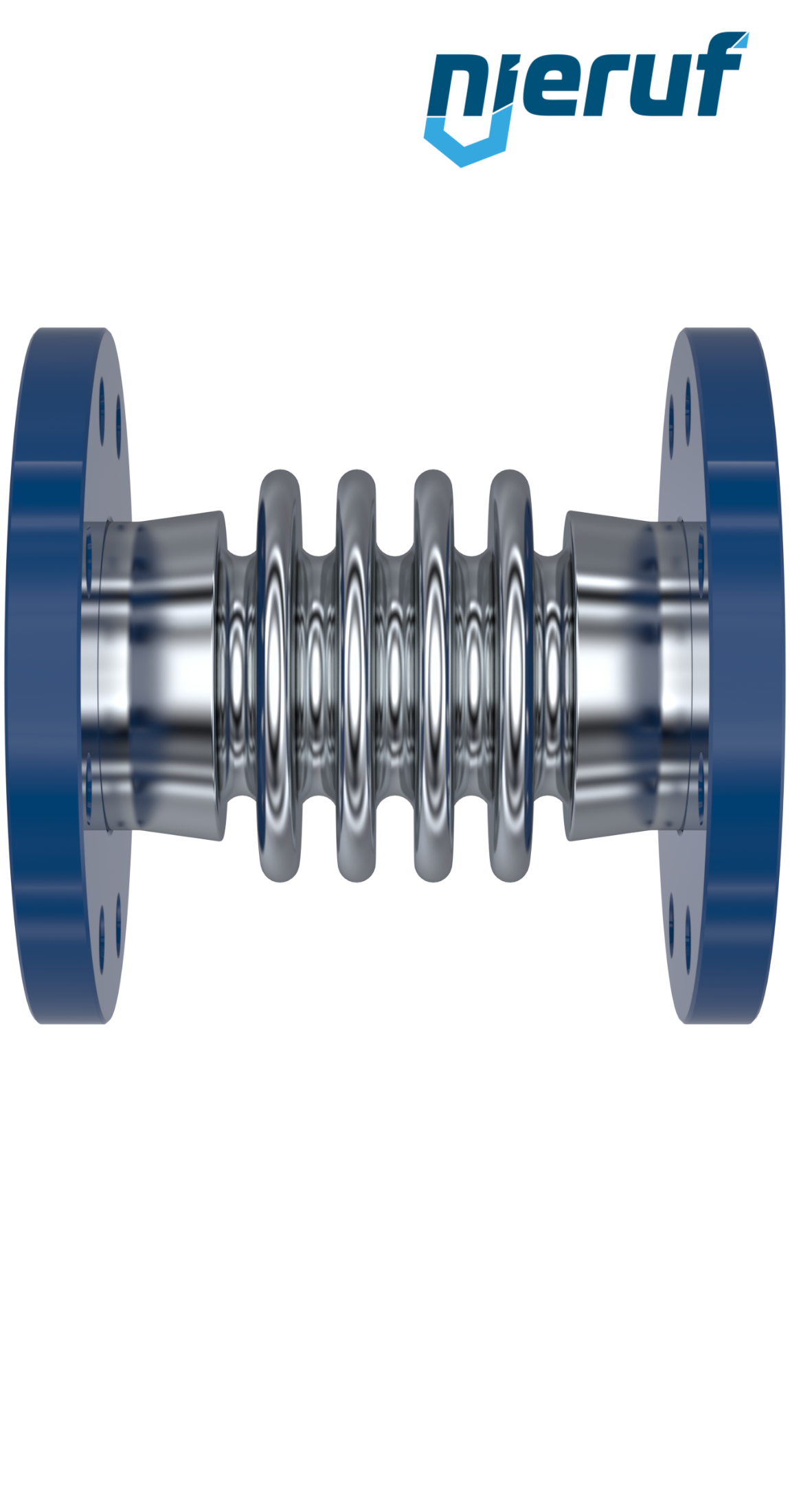 Compensateur axial DN50 modèle KP05 bride fixe et soufflet en acier inoxydable