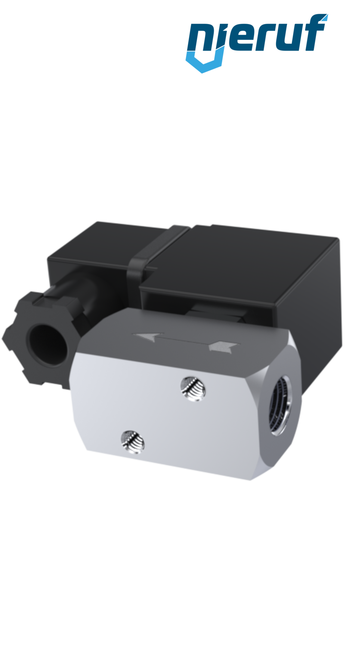 électrovanne DN1,0 G 1/4" pouce acier inoxydable EV08 FKM 24V DC