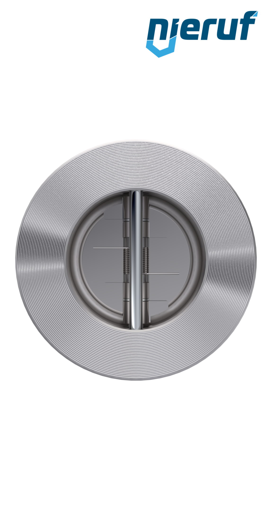 clapet anti-retour à double battant DN300 DR03 acier inoxydable 1.4408 en métal