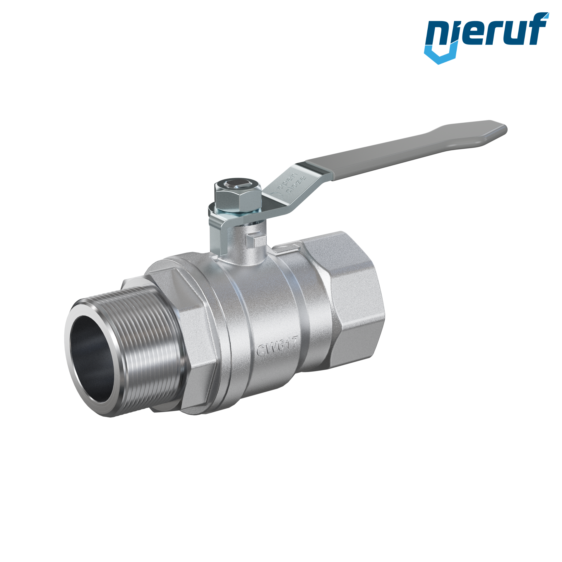 robinet à boisseau sphérique en laiton DN32 - 1 1/4" pouce GK02 femelle/mâle