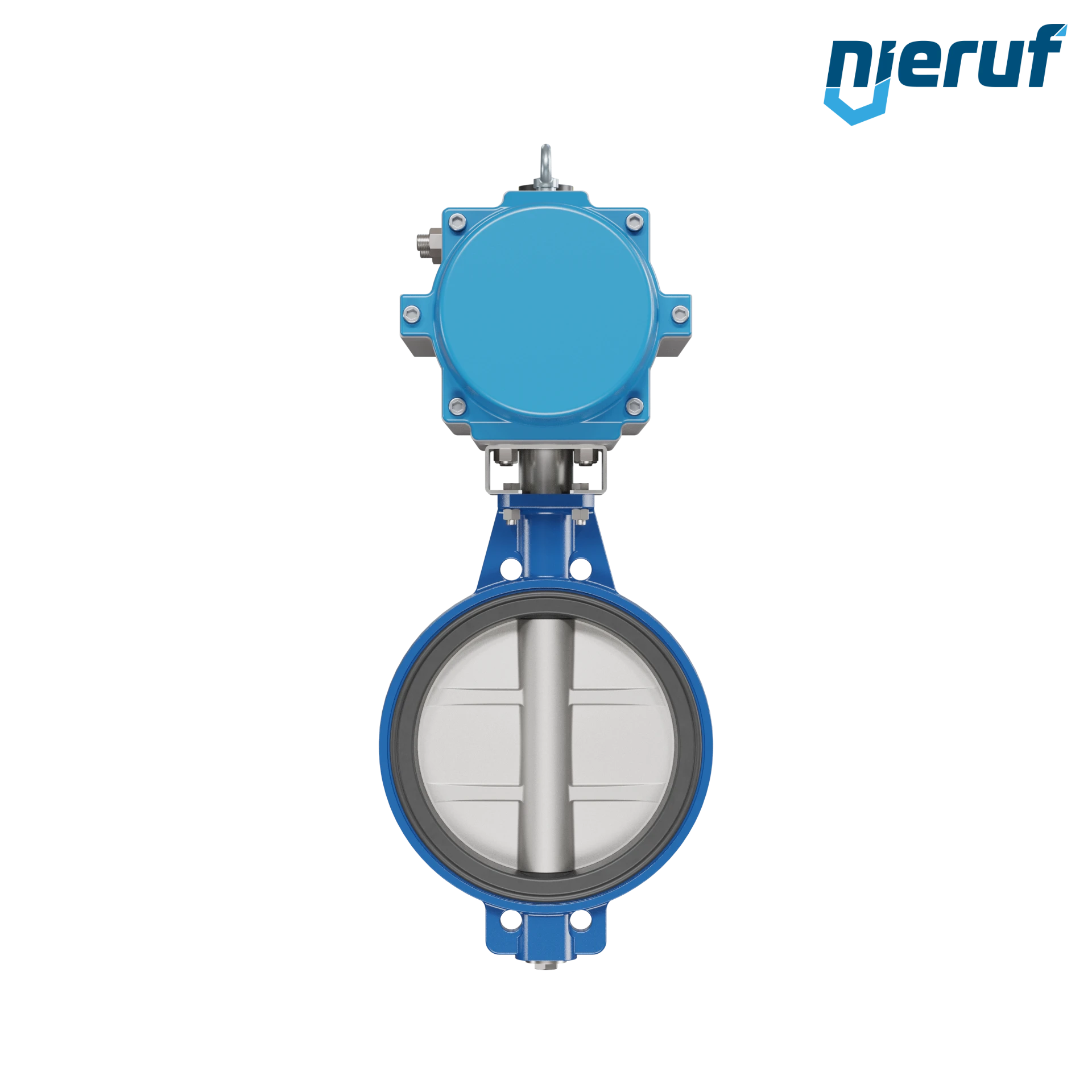 vanne papillon DN 400 AK01 NBR-70-noir DVGW gaz actionneur pneumatique à simple effet fermeture par ressort