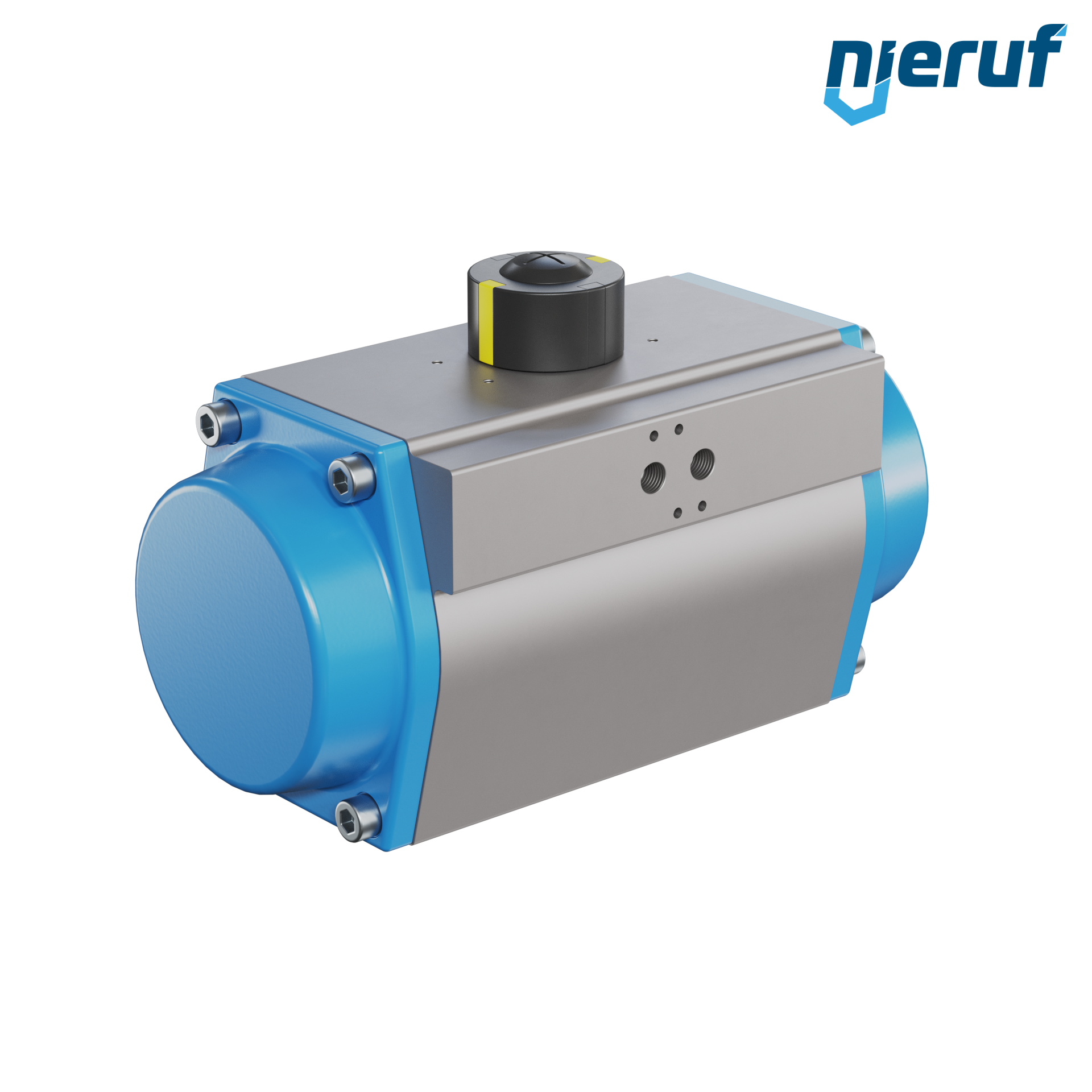 actionneur pneumatique AN02 simple effet, ouverture par ressort GS-125 90° avec 7 ressorts