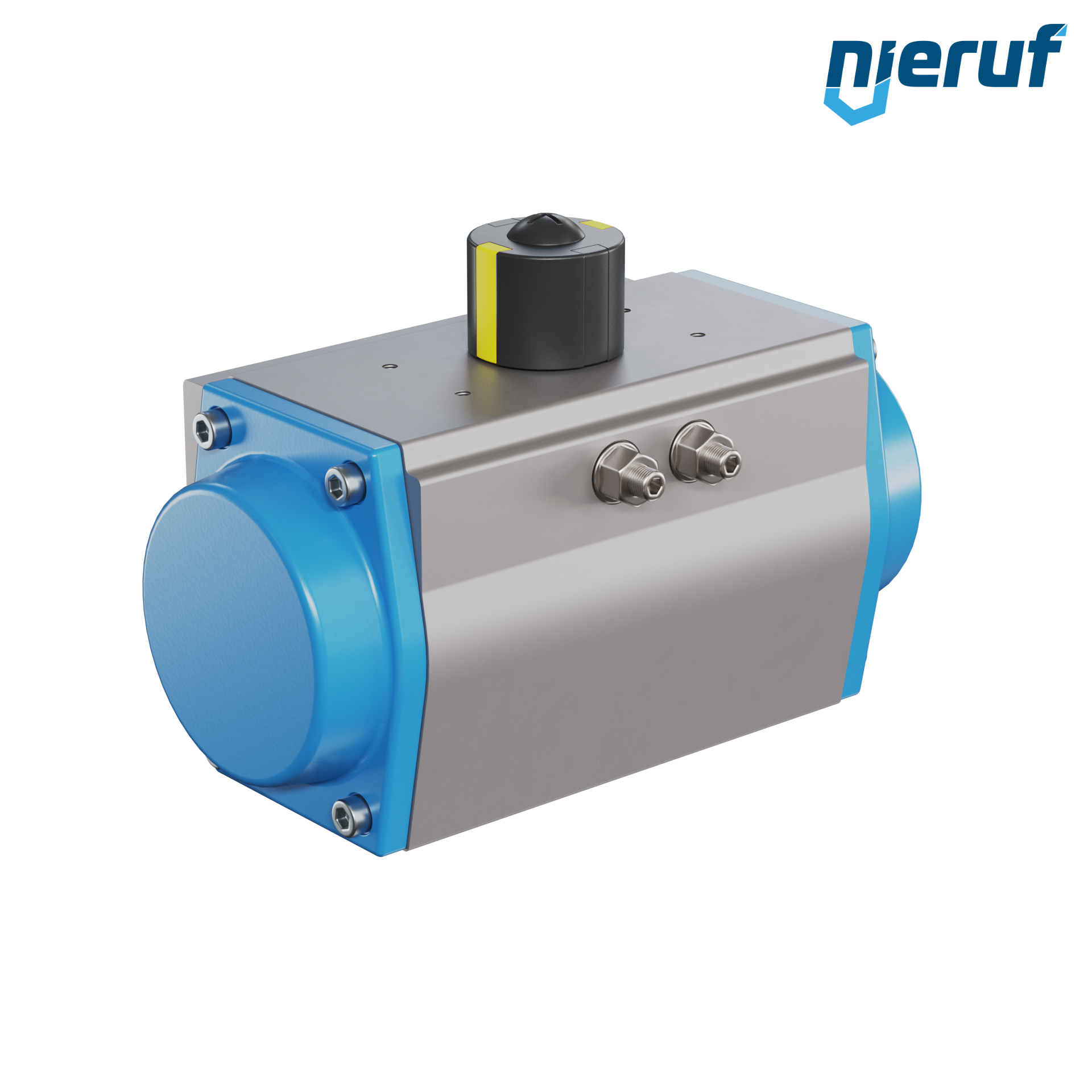 actionneur pneumatique AN02 simple effet, ouverture par ressort GS-083 90° avec 8 ressorts
