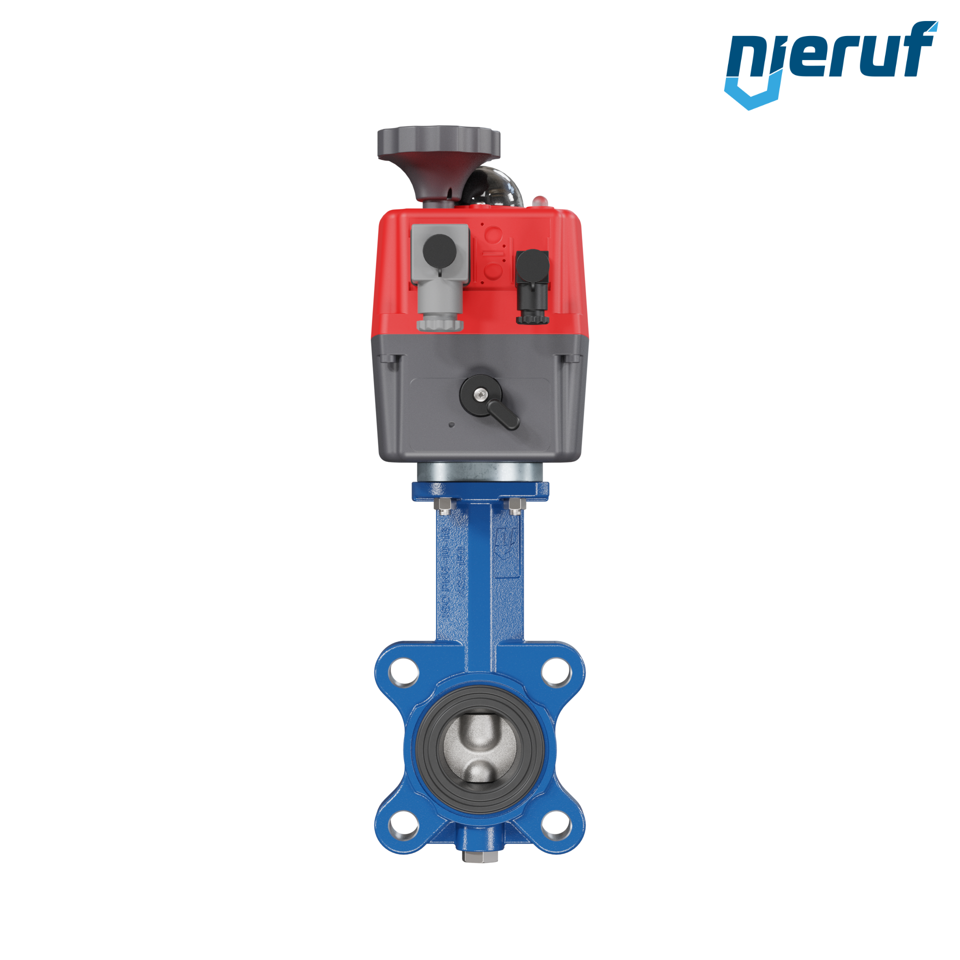 vanne papillon DN 40 avec oreilles taraudées / lug actionneur électronique 24-240V FDA