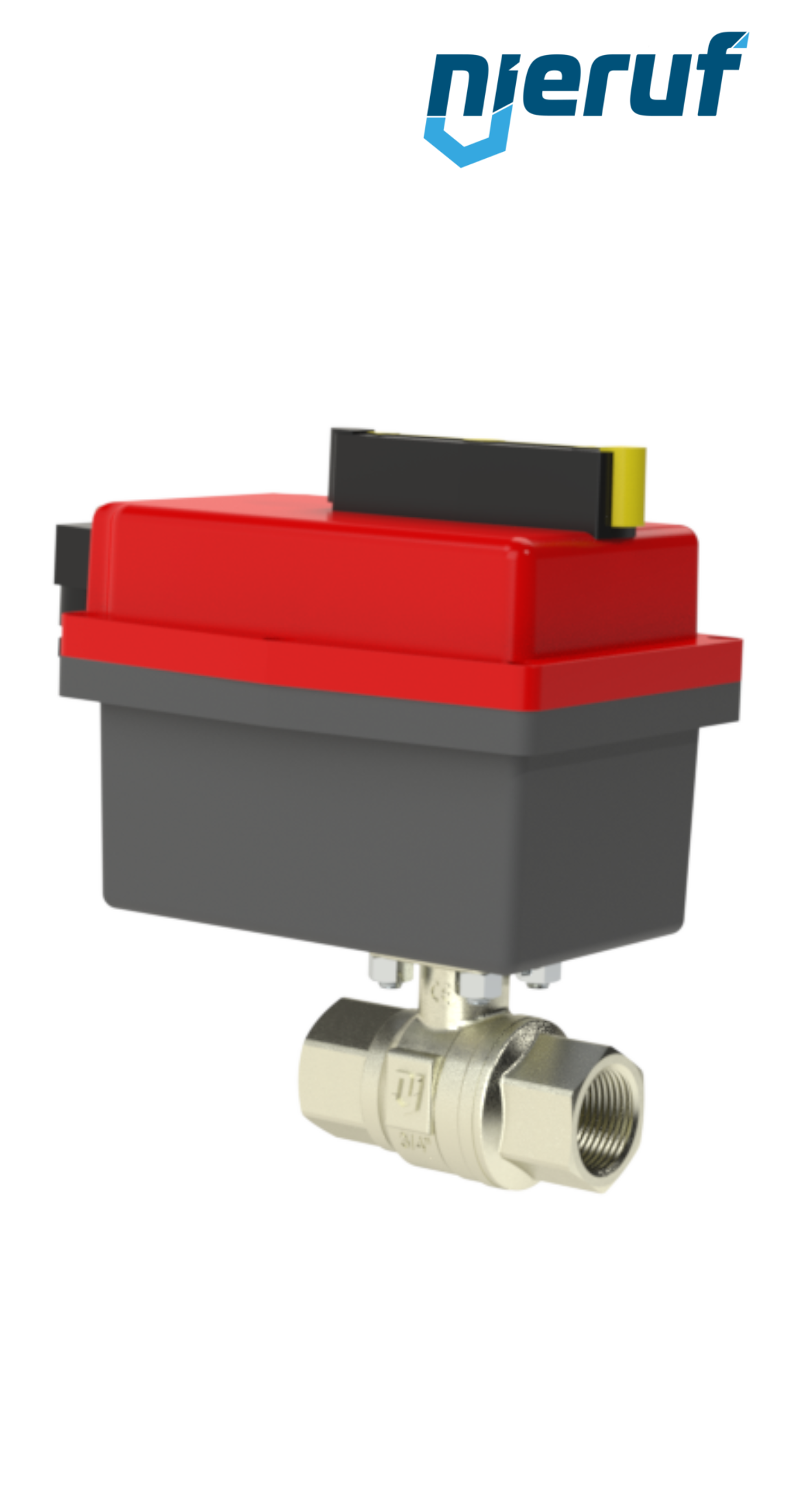 robinet à boisseau sphérique en laiton DN15 - 1/2" pouce électrique 24V EK01